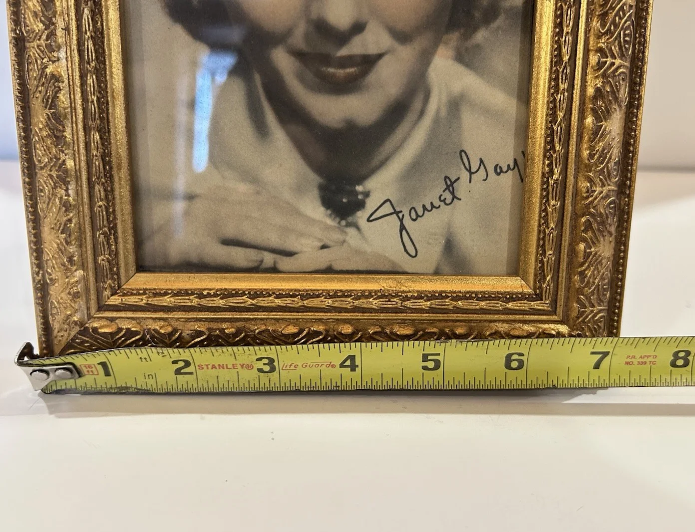 Framed, Signed Vintage Photograph of 1920’s Actress Janet Gaynor, изображение 4