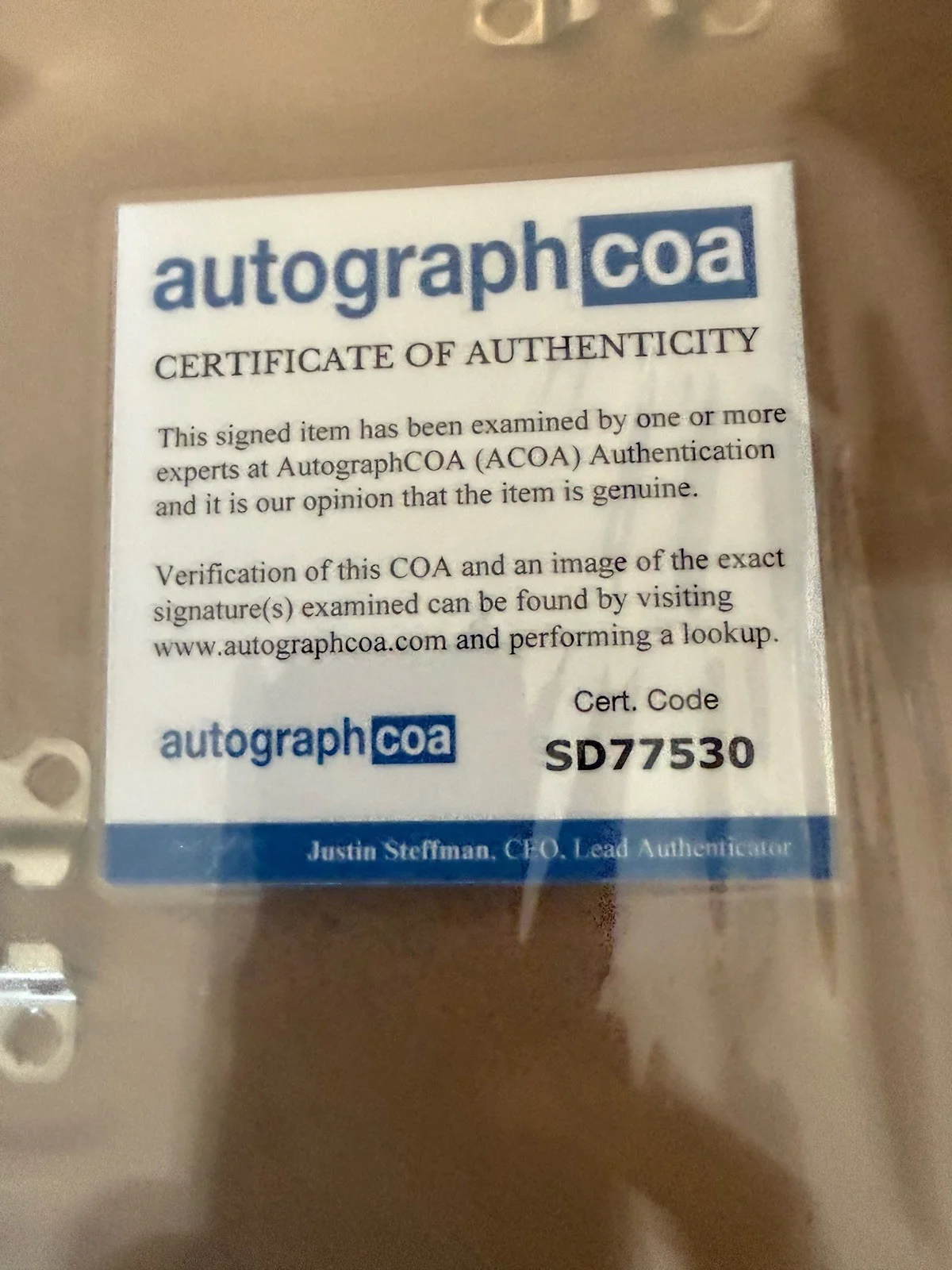 Mia Maestro (Nadia In Alias) 11x14 Autographed Photo W ACOA Cert # SD77530, изображение 3