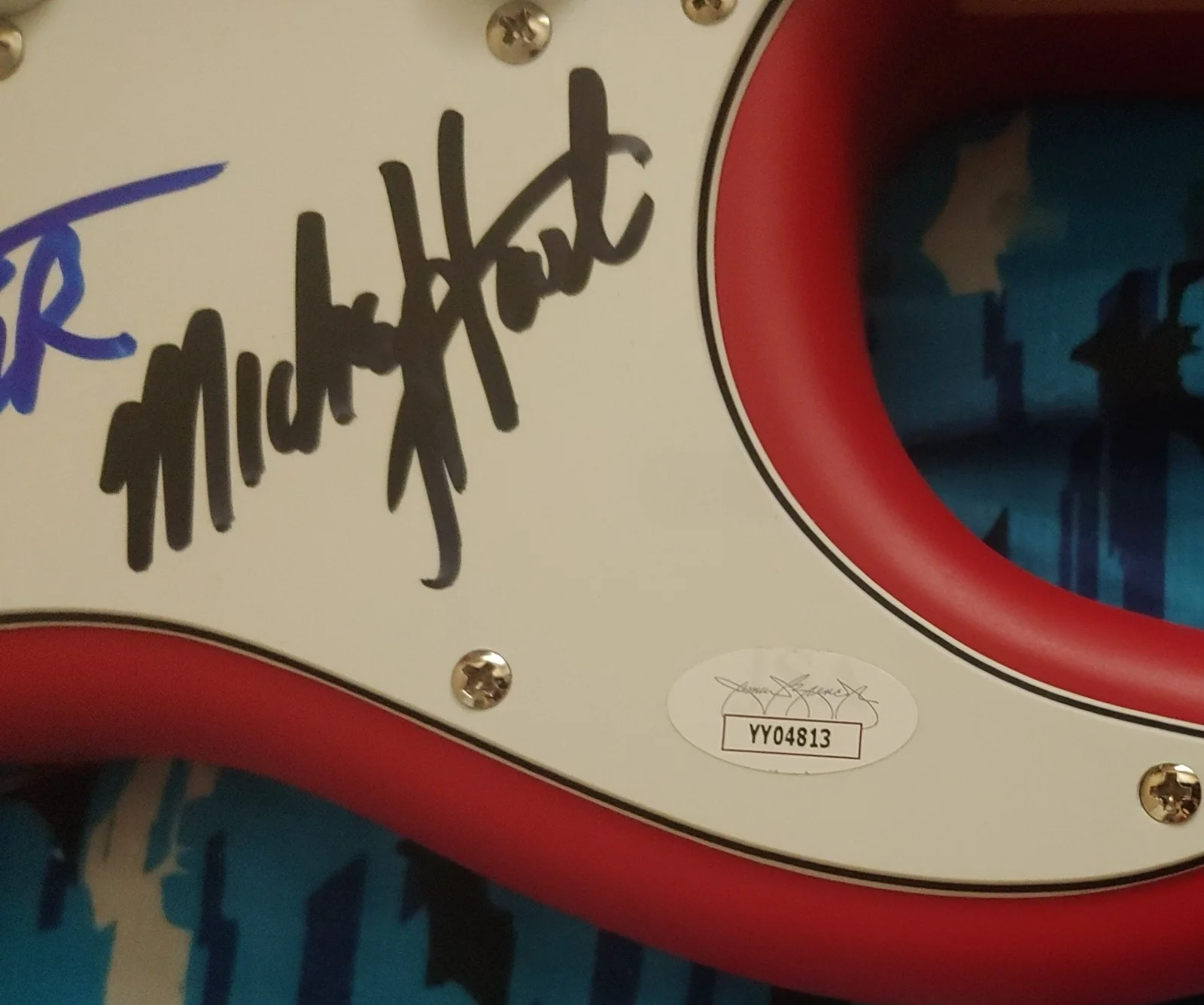 THE GRATEFUL DEAD signed PAINTED FENDER GUITAR JSA Bob Weir Phil Lesh plus 2, image 4