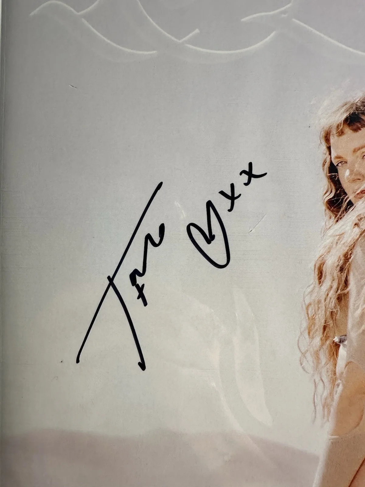 Tove Lo Dirt Femme Signed Clear Vinyl LP Autographed Tour Copy, изображение 2