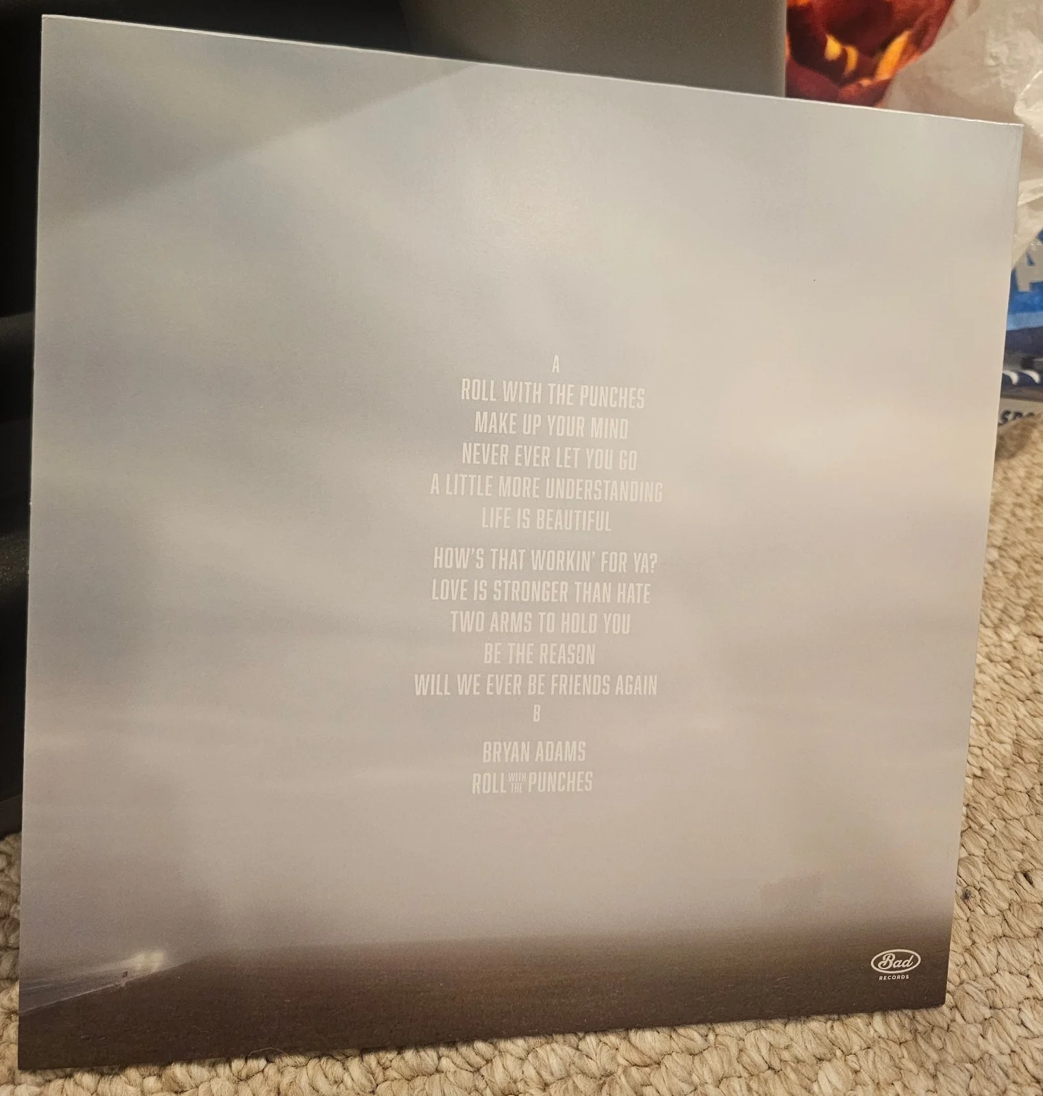 Bryan Adams SIGNED AUTOGRAPH Roll With The Punches Vinyl Record!, image 3