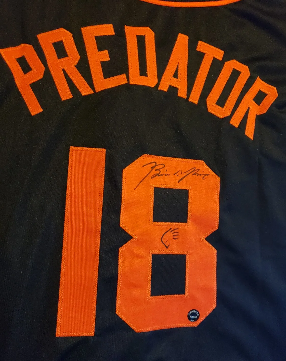 Brian A. Prince Jr — The Predator Movie Brian Prince Jr. Signed Jersey with Hand-Drawn Sketch (AIH), image 5