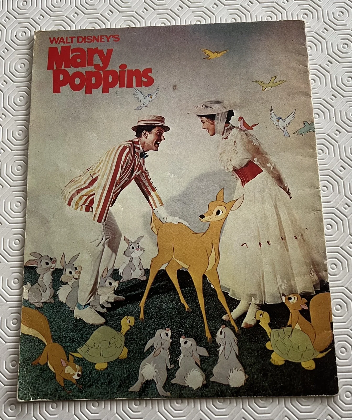 Mary Poppins Original Movie Brochure Walt Disney Julie Andrews VGC 1973, изображение 2