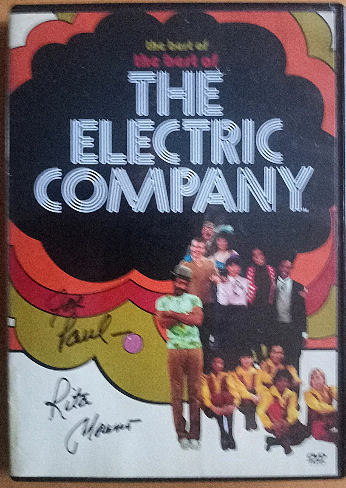 Rita Moreno — Rita Moreno signed dvd Best of Electric Company Morgan Freeman