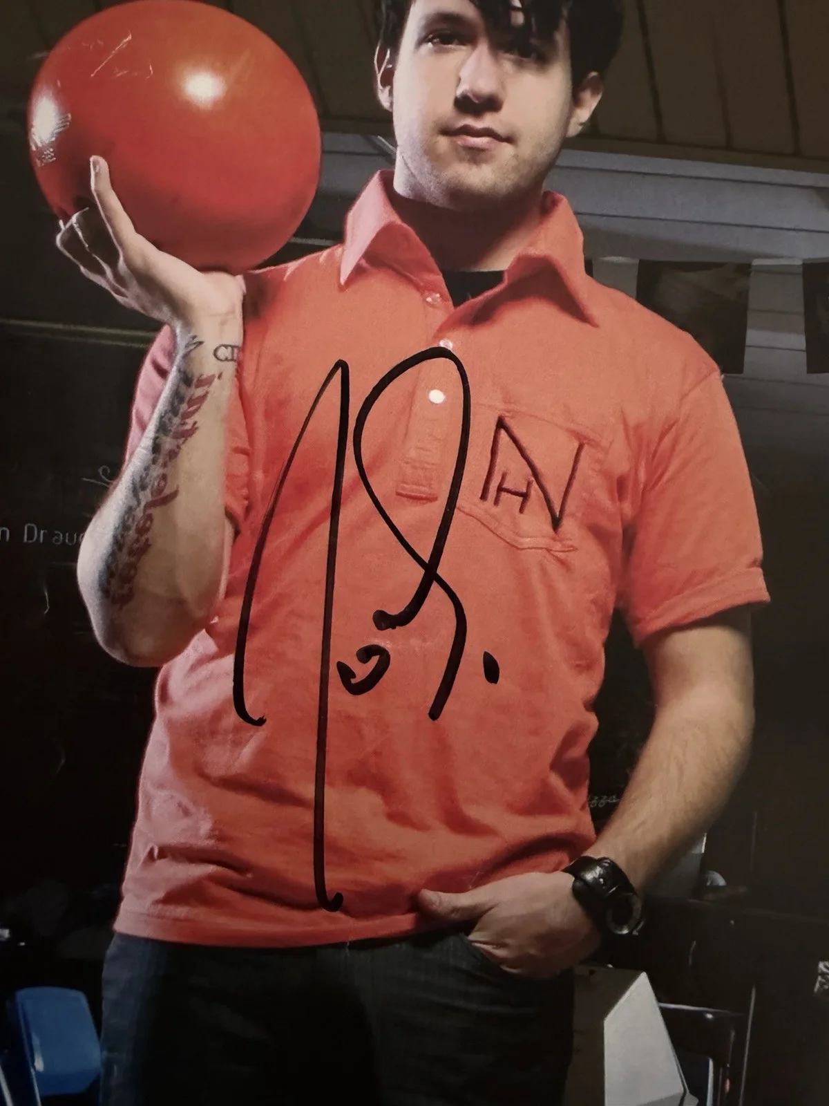 Hawk Nelson Autographed 18x24 Concert Promo Poster Letters President Smile World, изображение 2