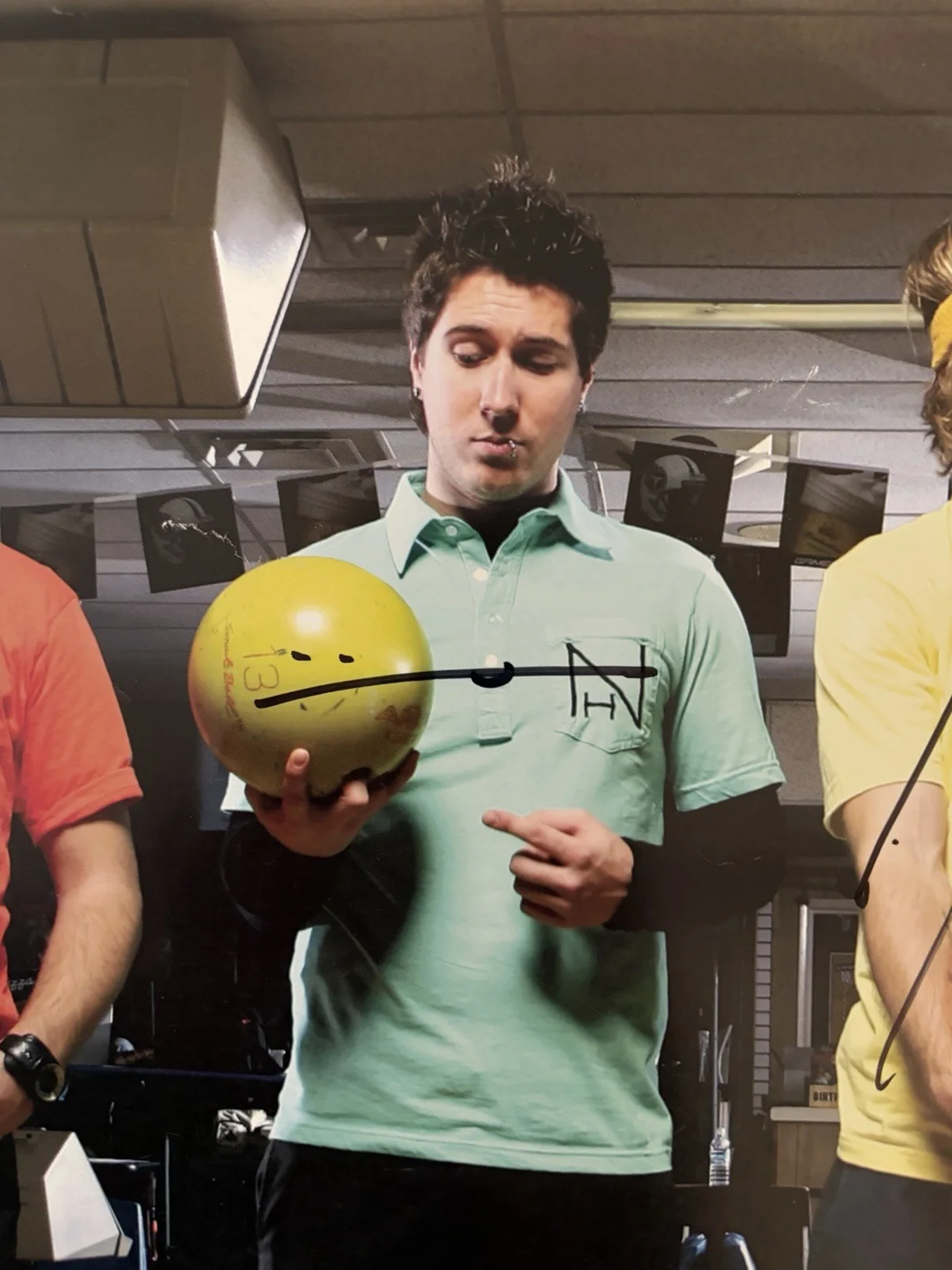Hawk Nelson Autographed 18x24 Concert Promo Poster Letters President Smile World, изображение 3