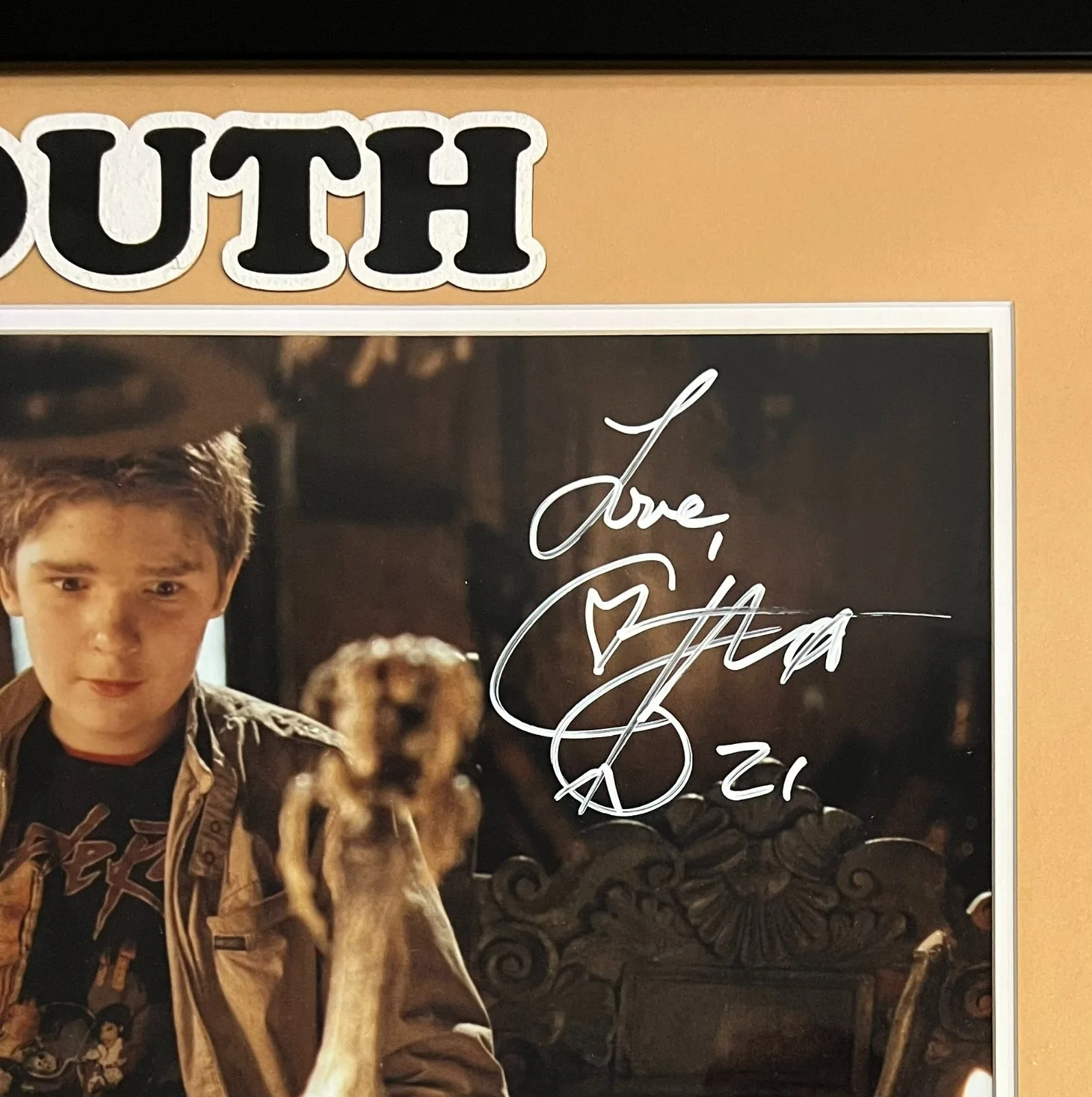 Corey Feldman — Corey Feldman autographed signed inscribed 16x20 framed photo The Goonies JSA, image 2