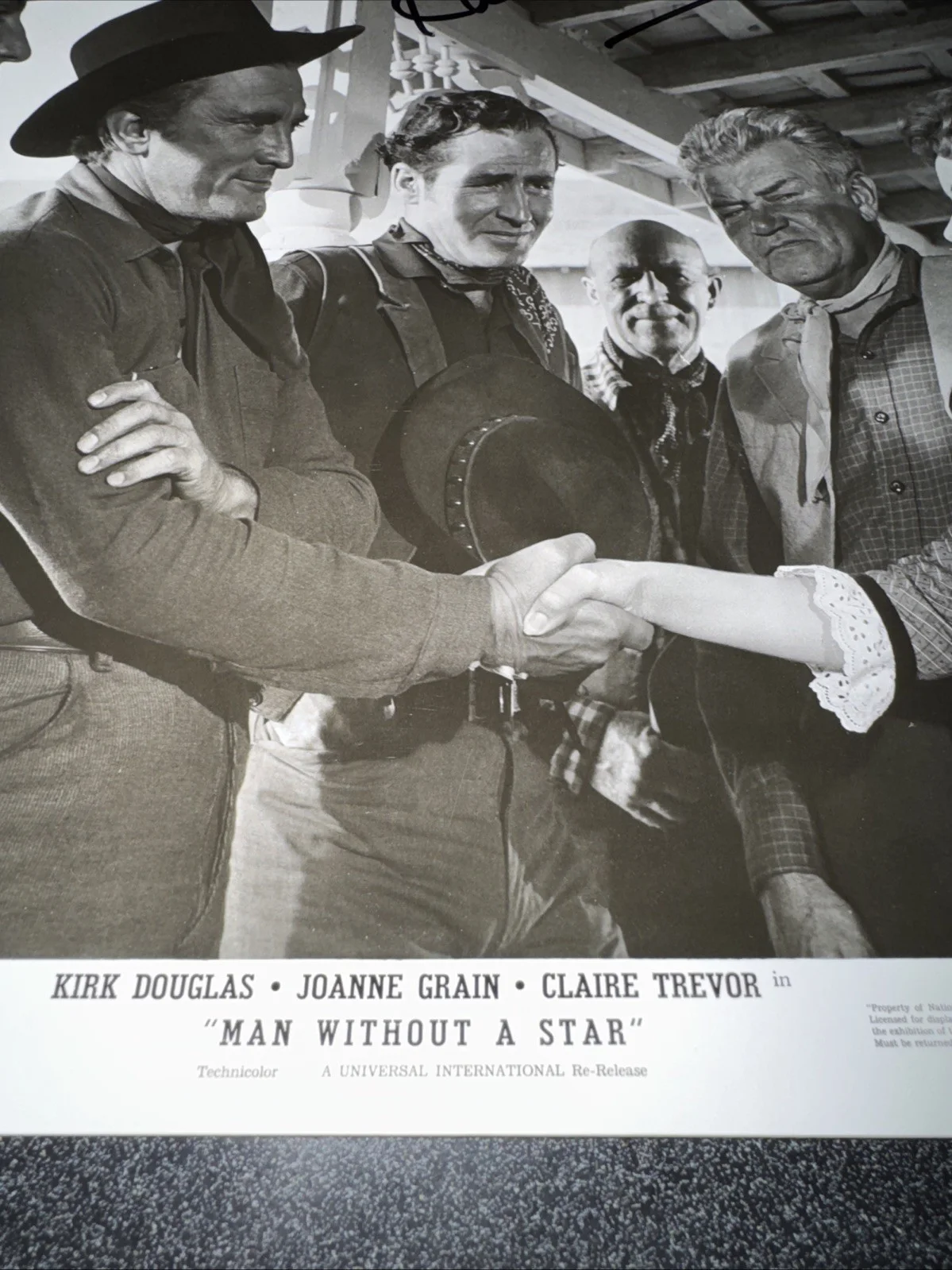 Kirk Douglas — Kirk Douglas Autographed Signed 8x10 Photograph A Man Without A Star JSA Cert, изображение 4