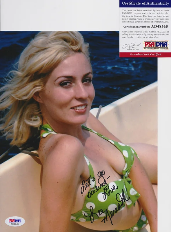 Lee Meredith — Lee Meredith The Producers Signed Autograph 8x10 Photo PSA/DNA COA #1