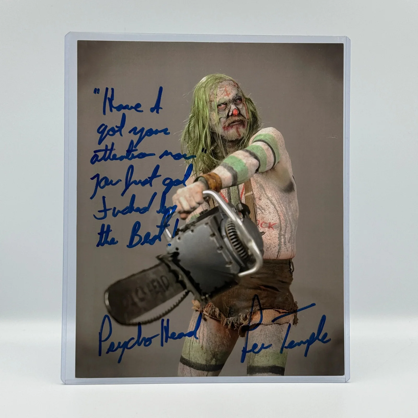 Lew Temple — Rob Zombie's 31 Lew Temple Signed 8x10 Photo