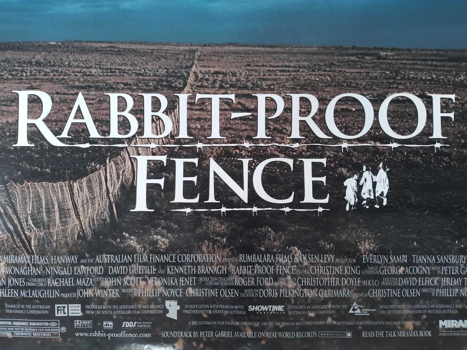 Rabbit-Proof Fence original movie 2002 poster US one sheet, image 2
