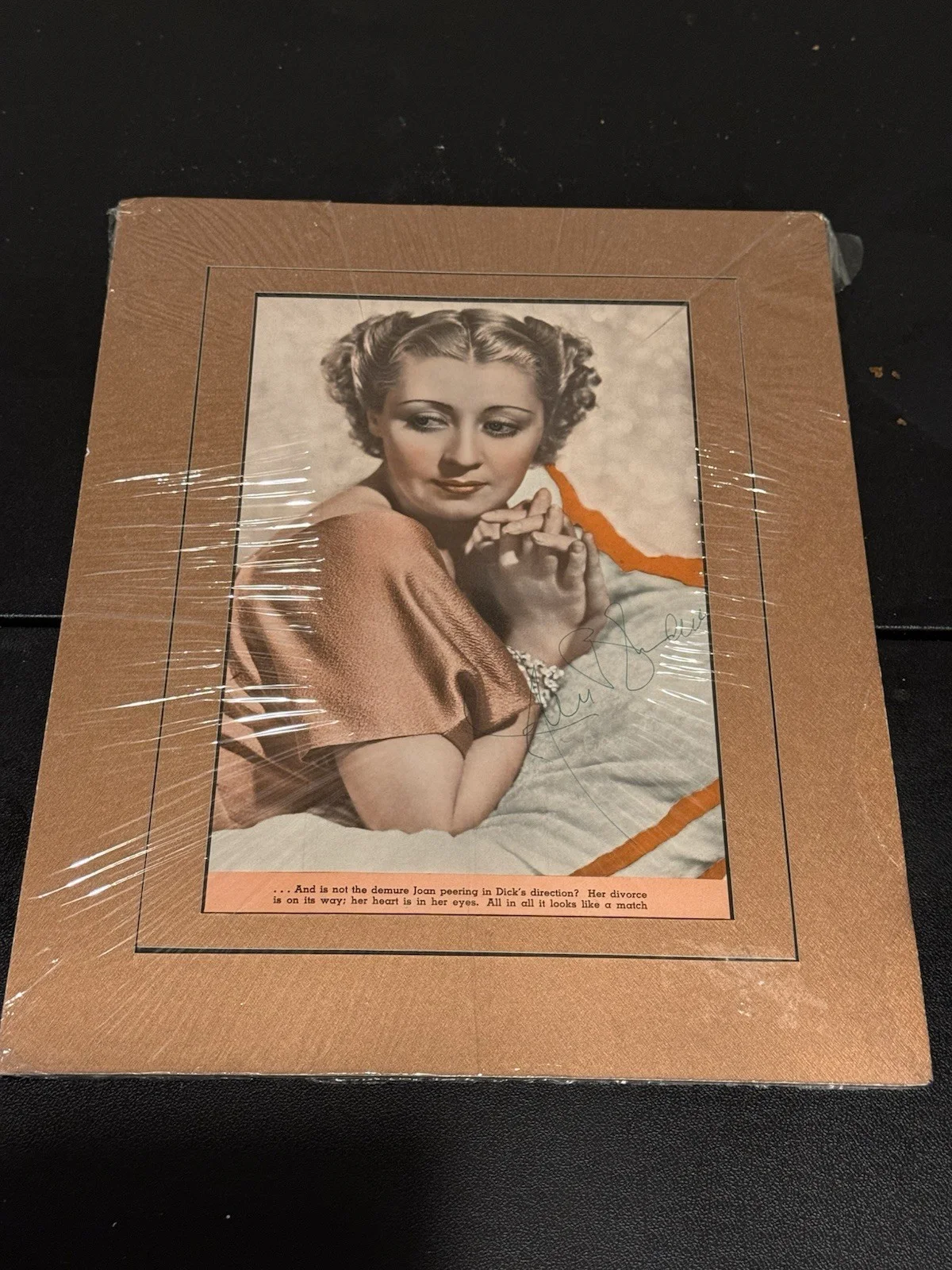 Autographed Joann Blondel photograph COA Francis Zane Collection Signed, изображение 2