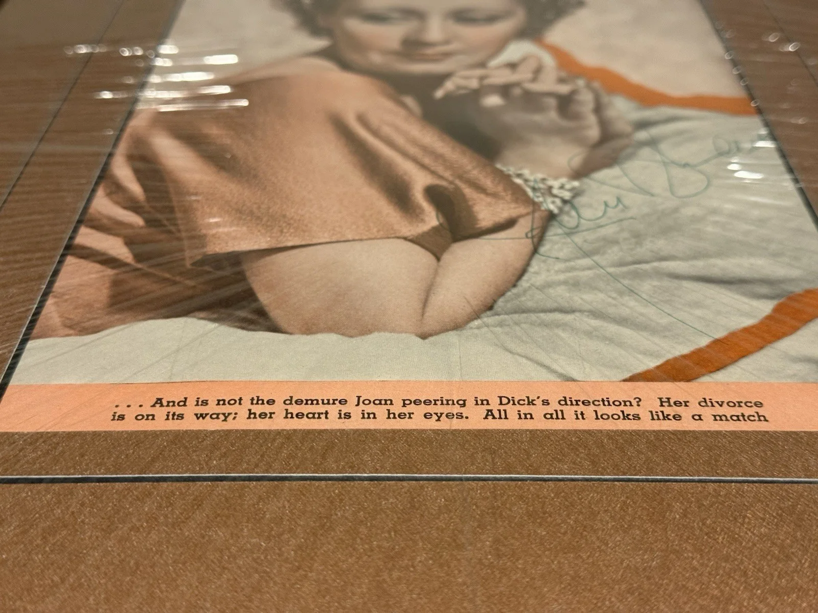 Autographed Joann Blondel photograph COA Francis Zane Collection Signed, изображение 3
