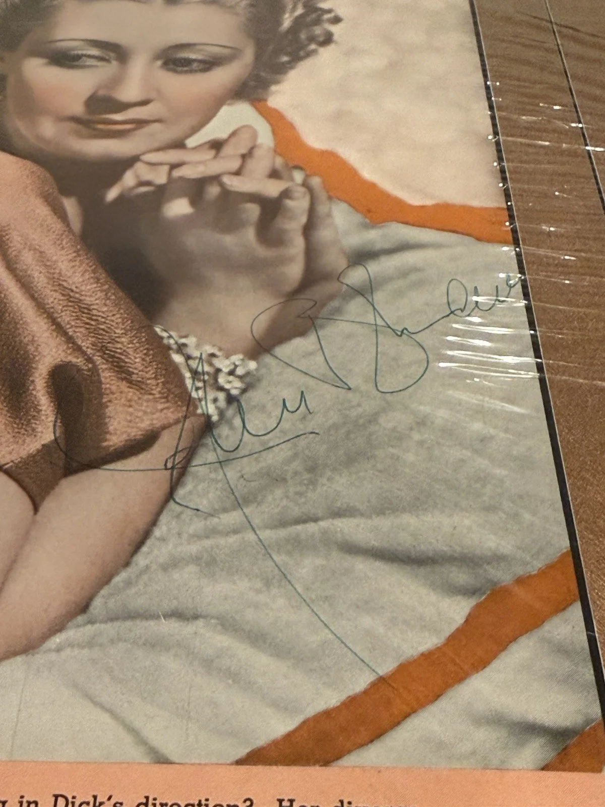 Autographed Joann Blondel photograph COA Francis Zane Collection Signed, изображение 4