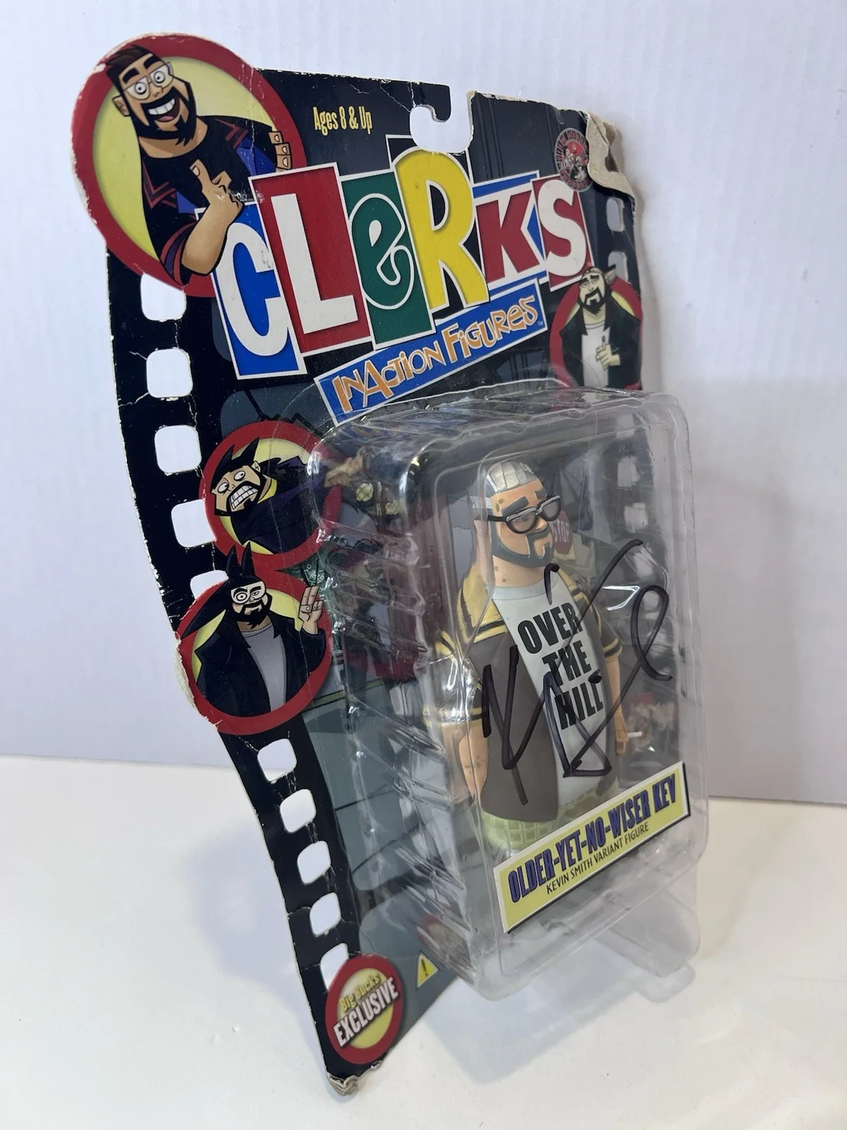 Kevin Smith — Kevin Smith Older Yet No Wiser Kev Clerks Signed InAction Action Figure Beckett!, изображение 4