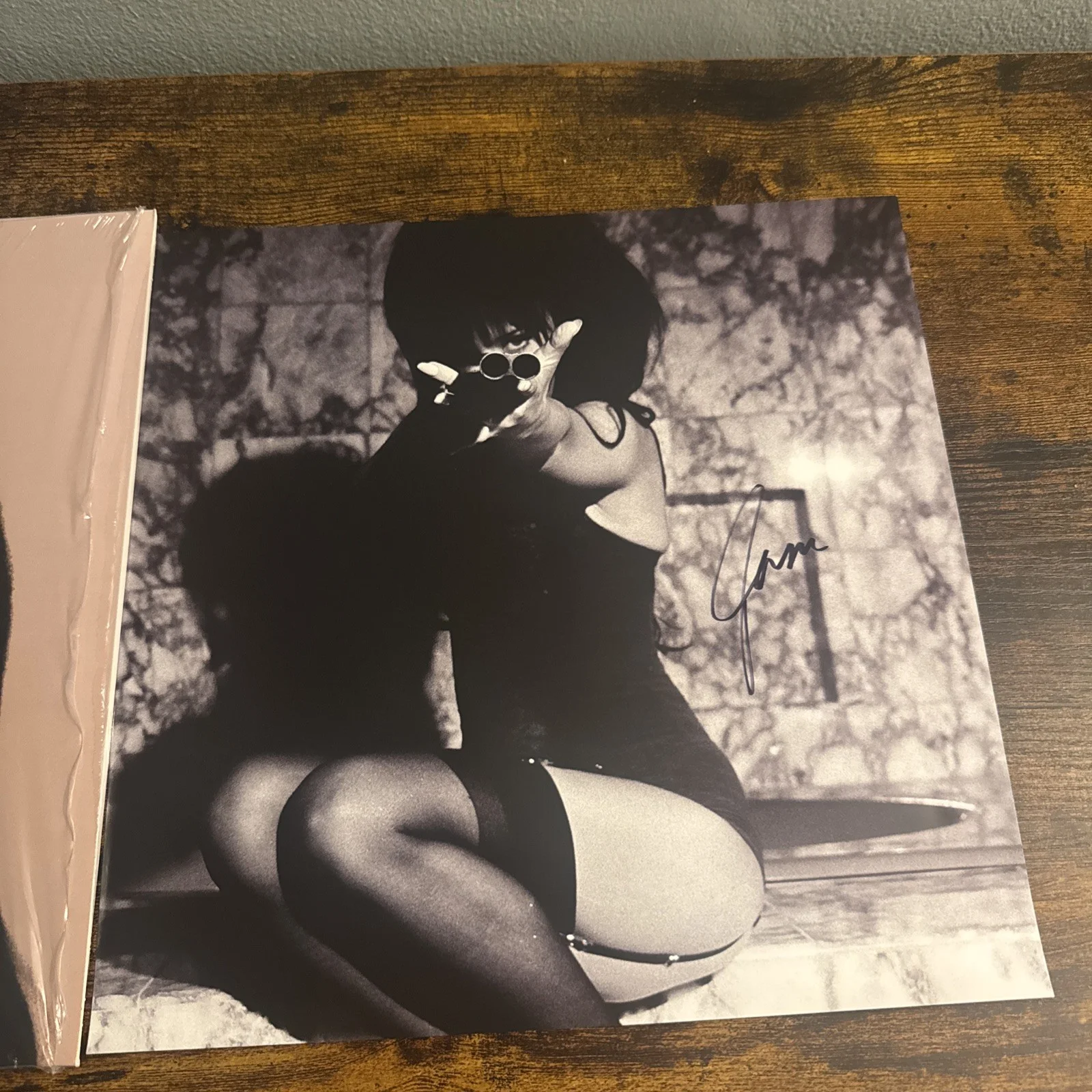 JESSIE MURPH Sex Hysteria LP Clear Vinyl Record SIGNED Insert Blue Strips B, изображение 2
