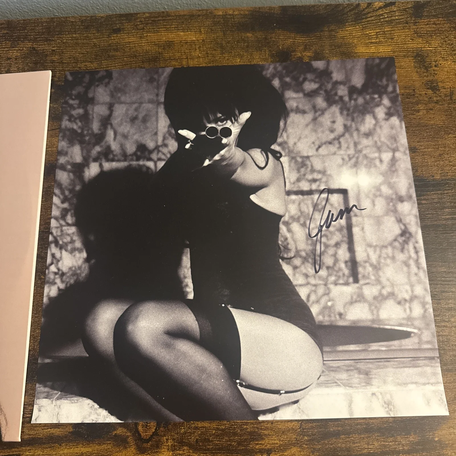 JESSIE MURPH Sex Hysteria LP Clear Vinyl Record SIGNED Insert Blue Strips A, image 2