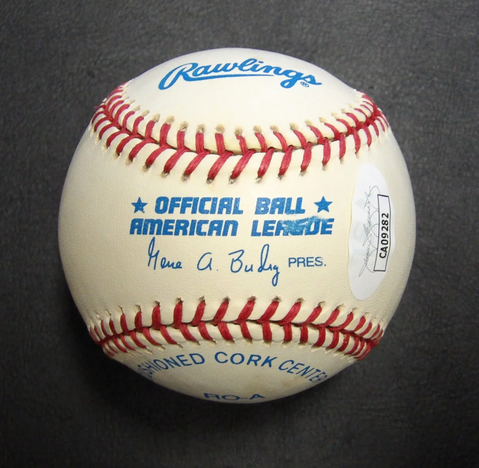 Clive Barker — Clive Barker Actor Signed Rawlings Official American League Baseball JSA Authen, изображение 2