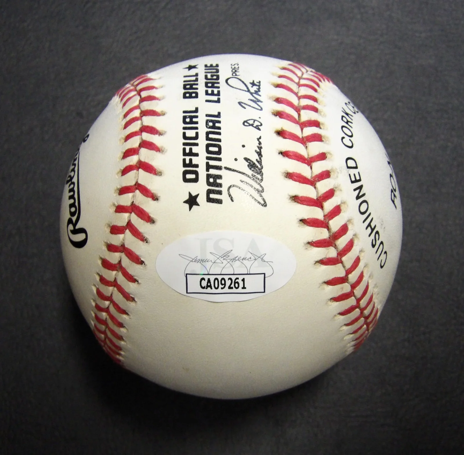 Morgan Brittany — Morgan Brittany Actress Signed Rawlings Official National League Baseball JSA, image 3