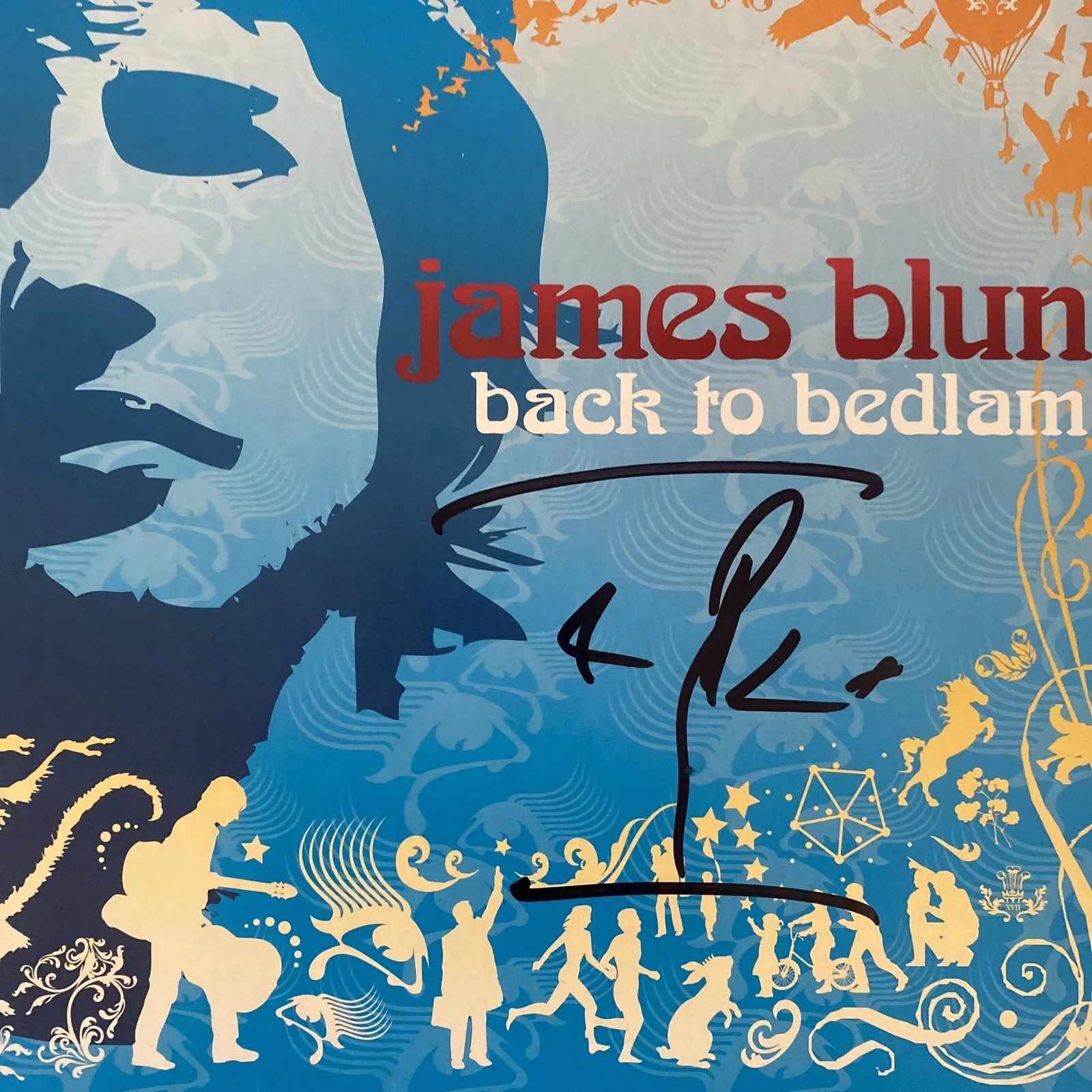 James Blunt 'Back to Bedlam' Autographed Vinyl Album Signed, изображение 2