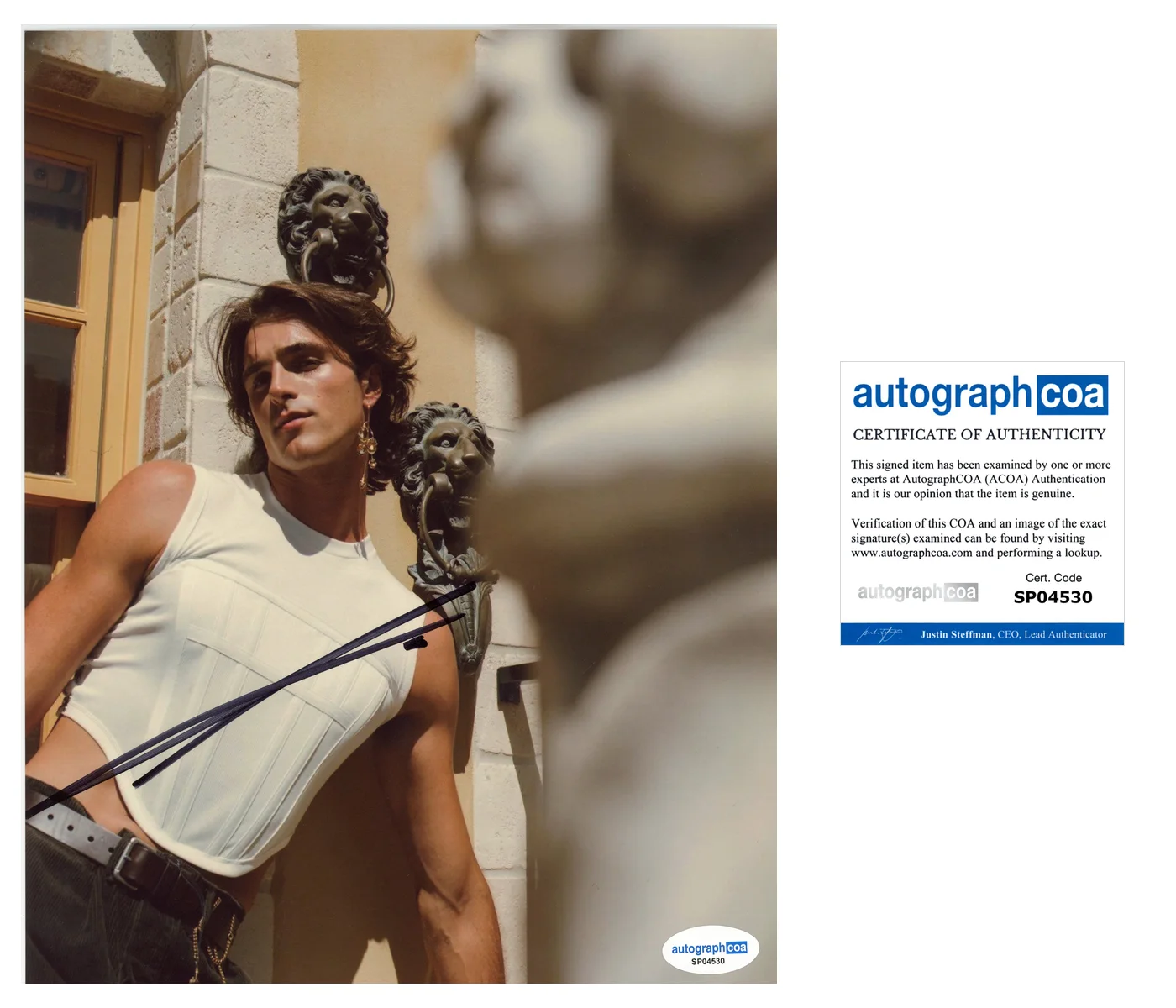 Jacob Elordi Autographed Signed 8x10 Photo ACOA, image 2