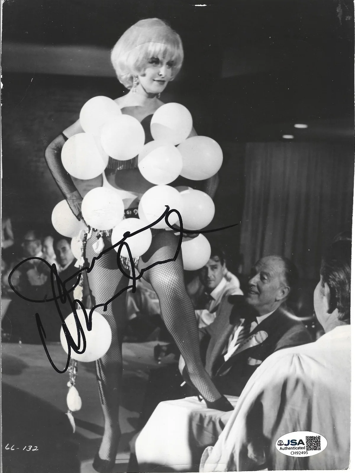 Joanne Woodward — Joanne Woodward SIGNED The Stripper Balloon Outfit Promo Photo JSA COA Autograph