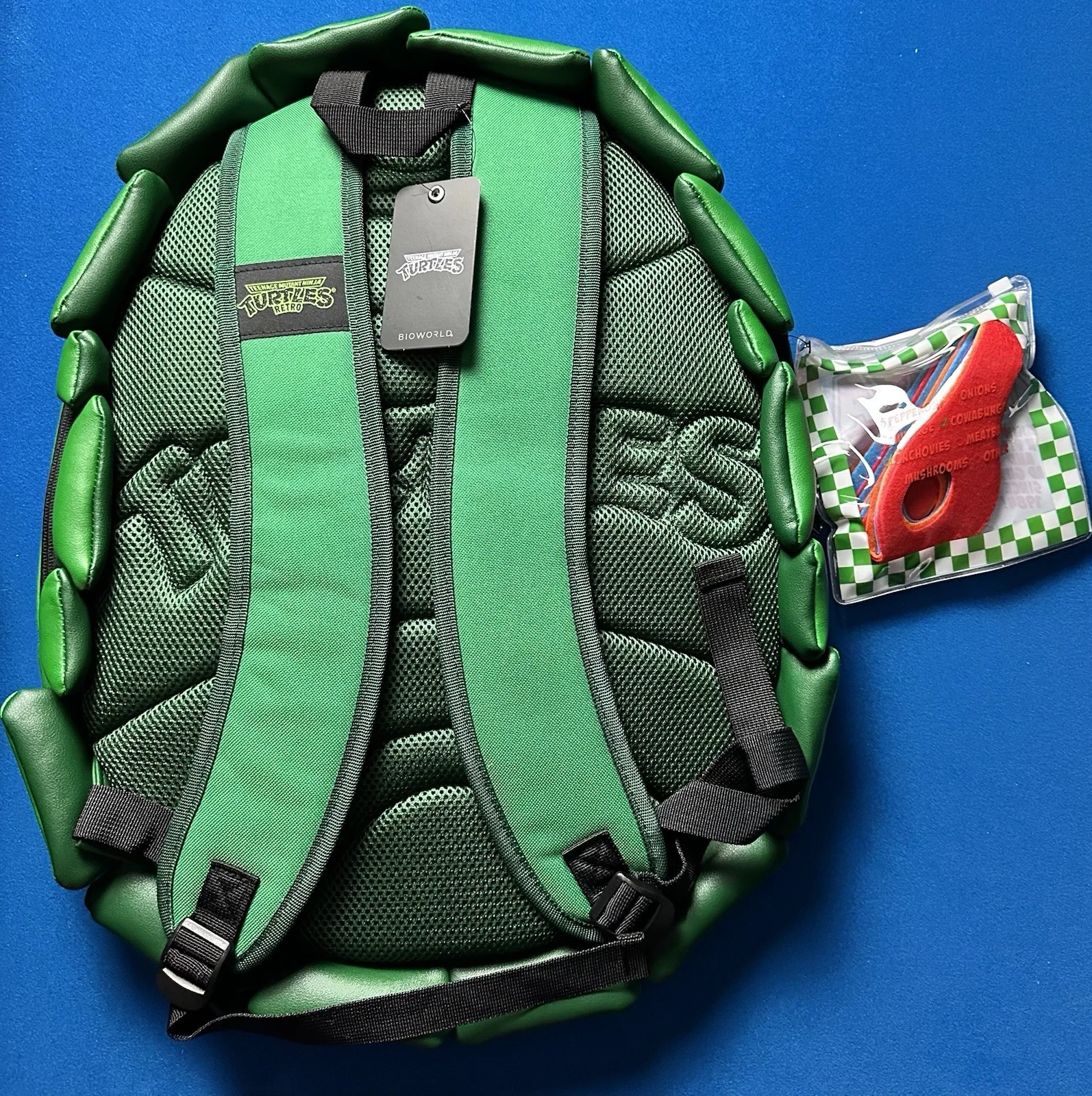 2025 Bioworld Teenage Mutant Ninja Turtles Half-Shell Backpack 20" x 16" TMNT, изображение 2