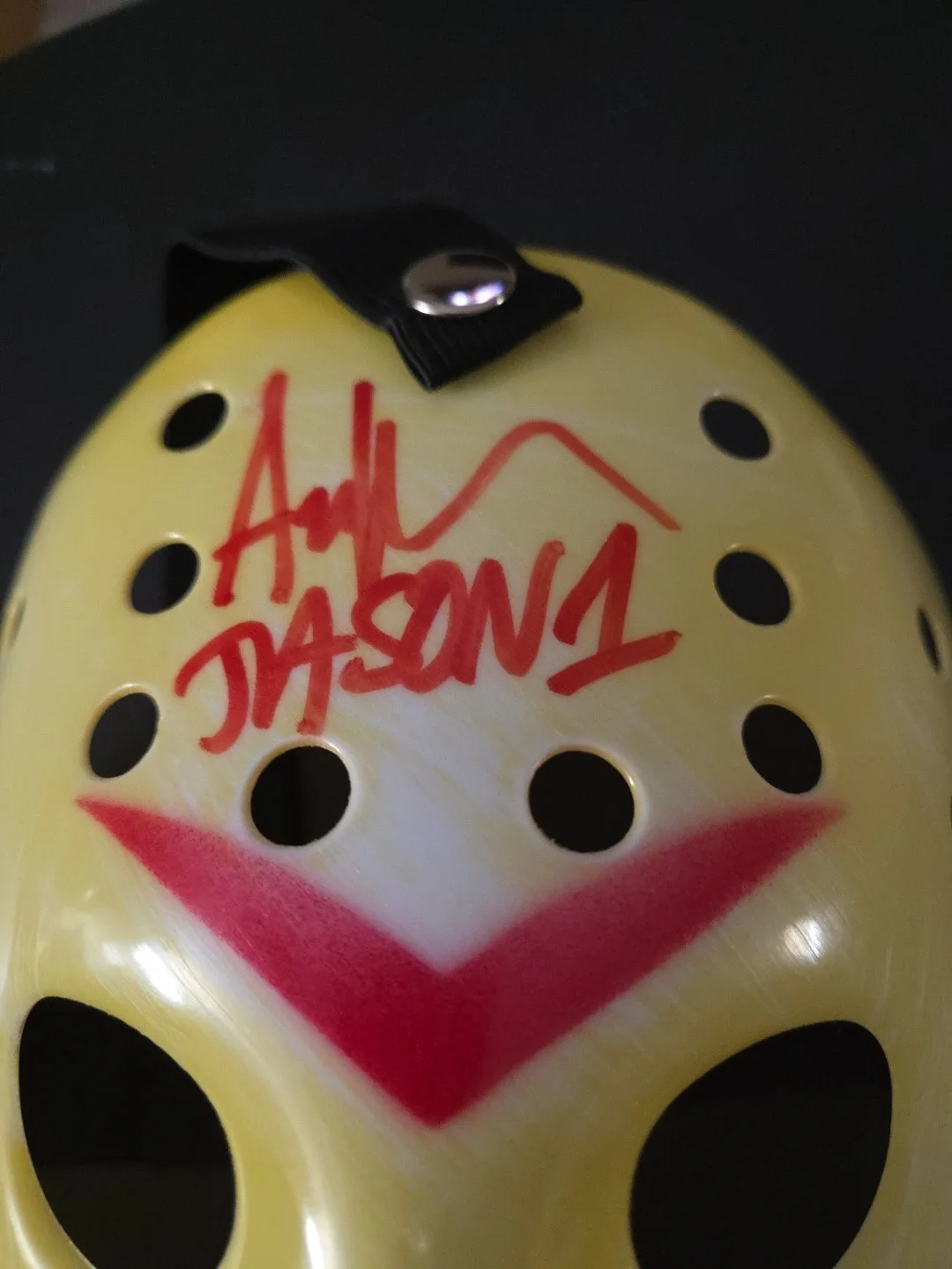 Ari Lehman — Ari Lehman autographed signed mask Jason Voorhees Friday the 13th, изображение 2