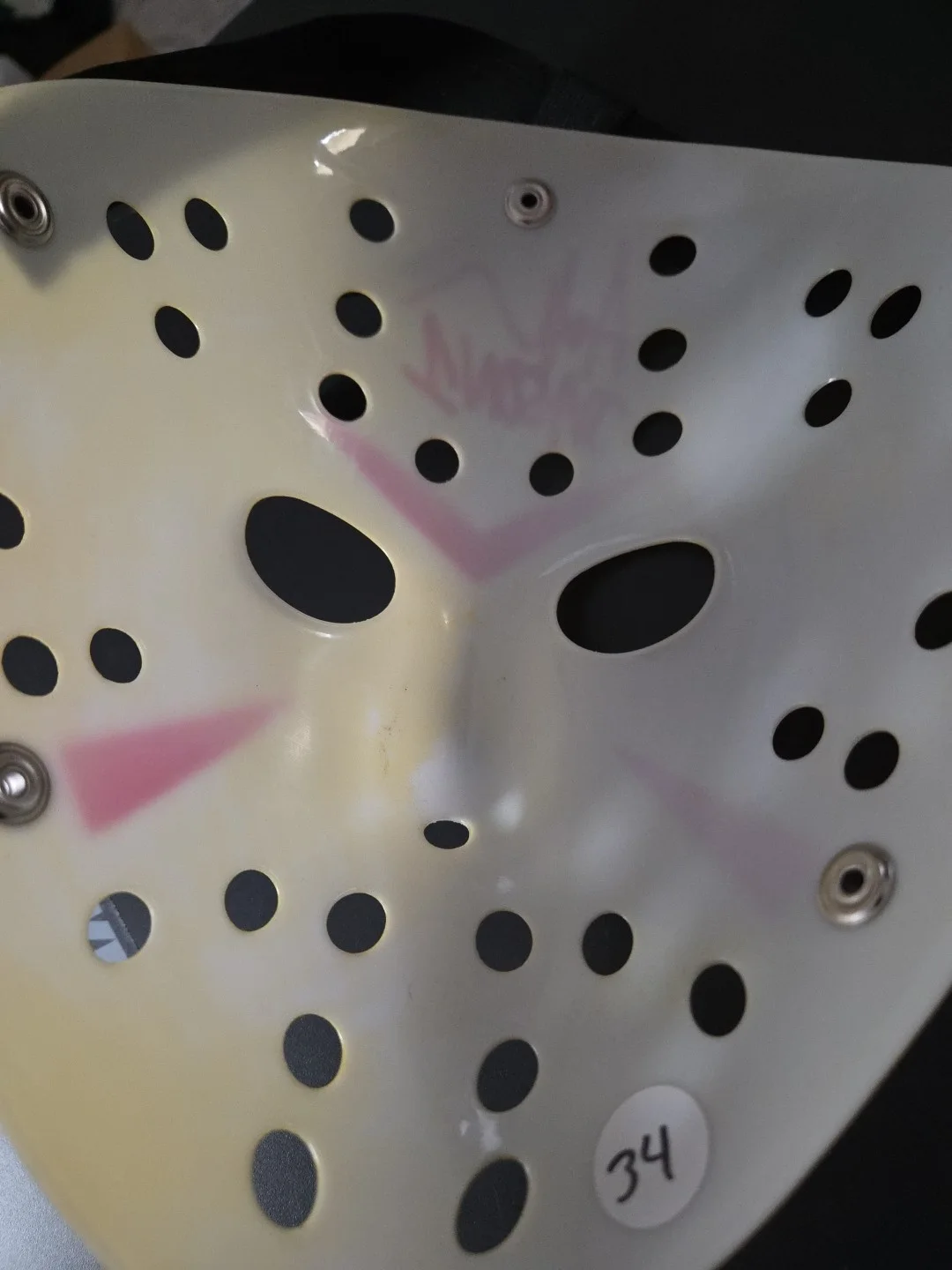 Ari Lehman — Ari Lehman autographed signed mask Jason Voorhees Friday the 13th, изображение 3