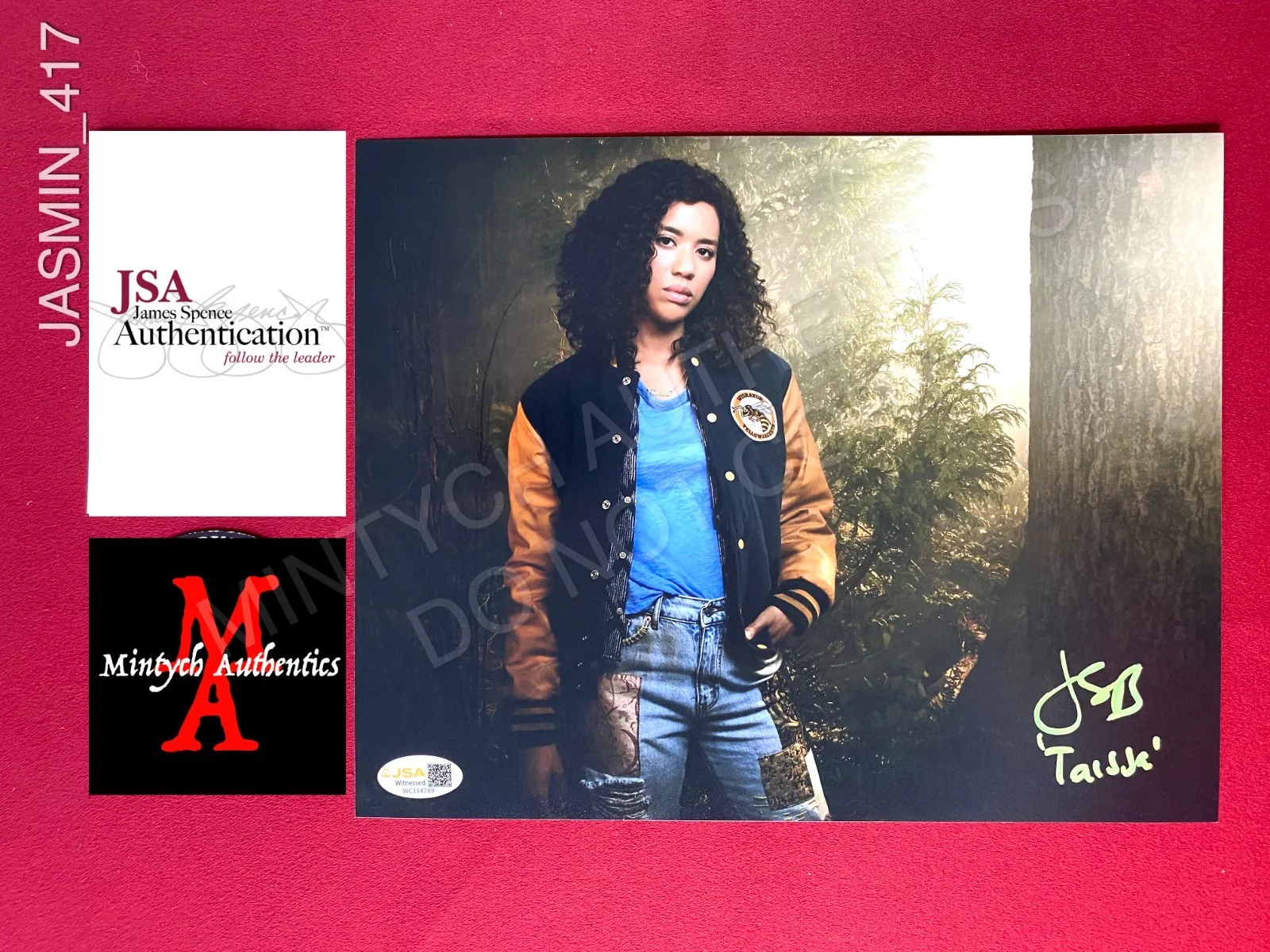 Jasmin Savoy Brown — Jasmin Savoy Brown autographed signed 8x10 photo Yellowjackets Taissa JSA