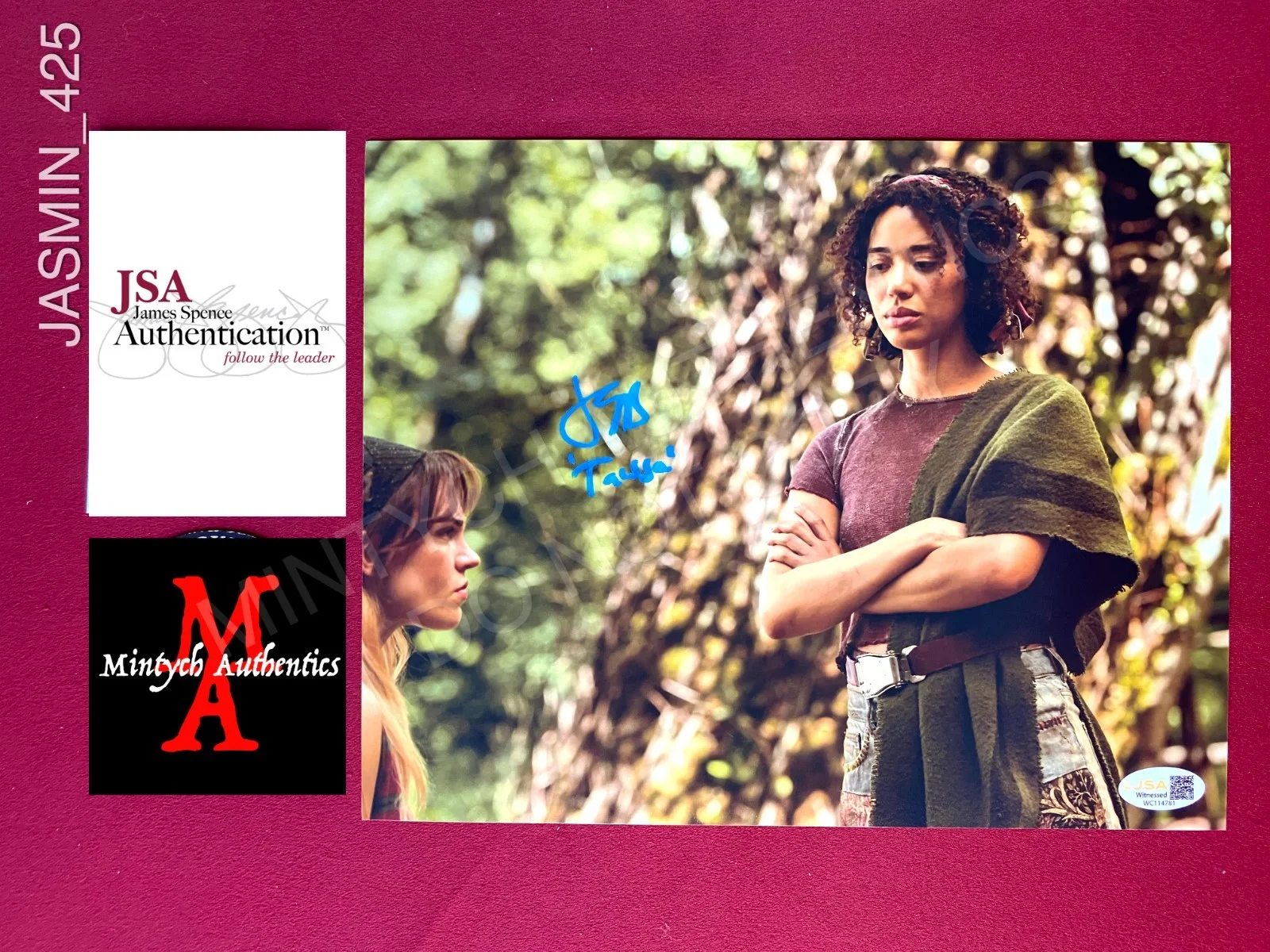 Jasmin Savoy Brown — Jasmin Savoy Brown autographed signed 8x10 photo Yellowjackets Taissa JSA