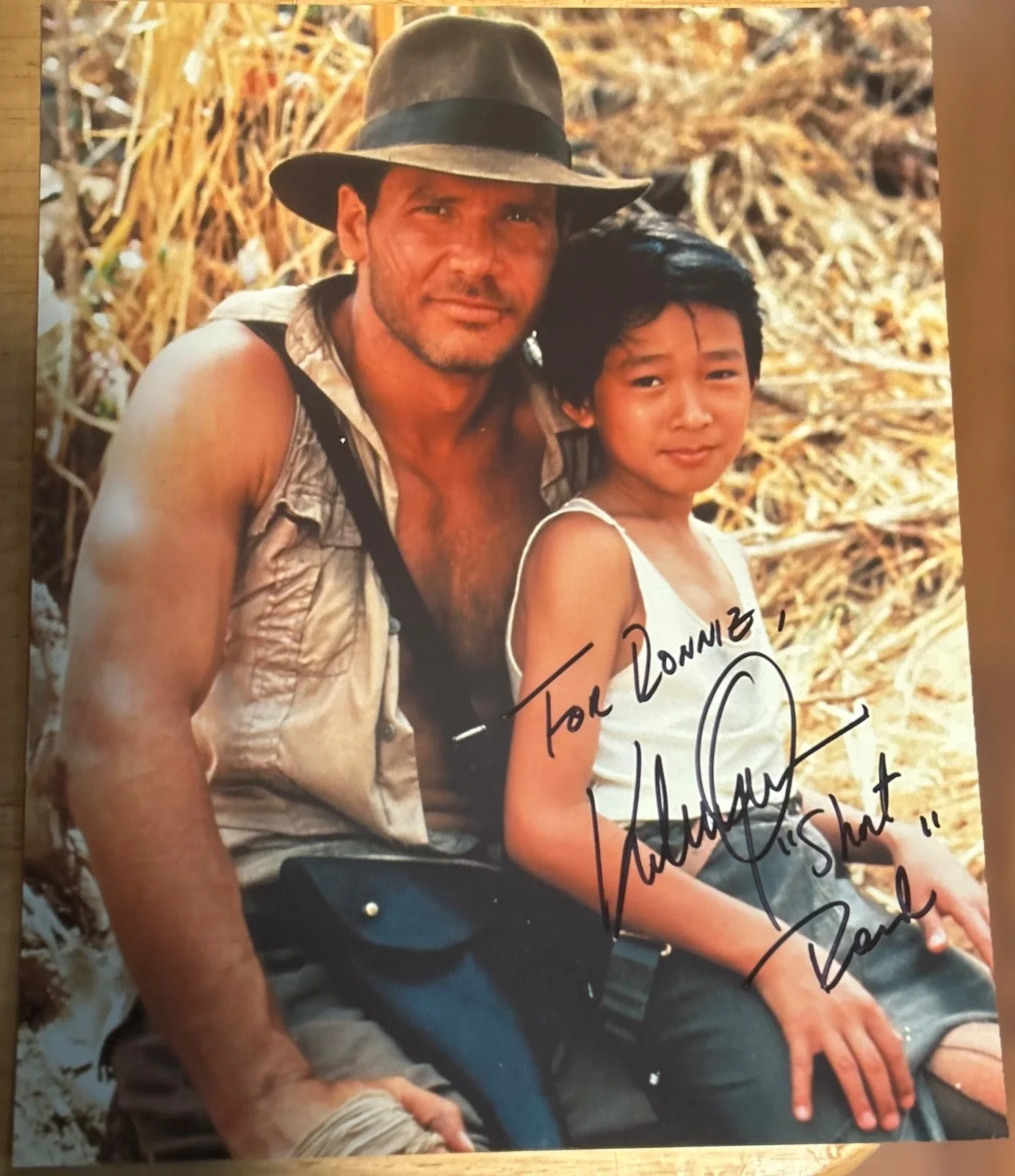 Ke Huy Quan — KE HUY QUAN Autograph 🔥 8x10 Photo 🔥 Indiana Jones Temple of Doom * See Proof