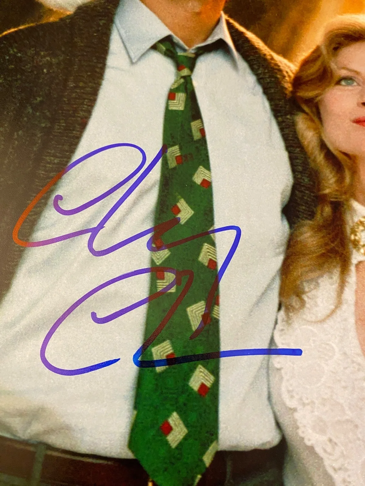 Chevy Chase, Beverly D'Angelo — Chevy Chase Beverly D'Angelo Christmas Vacation Signed 11x14 Photo Beckett, изображение 3