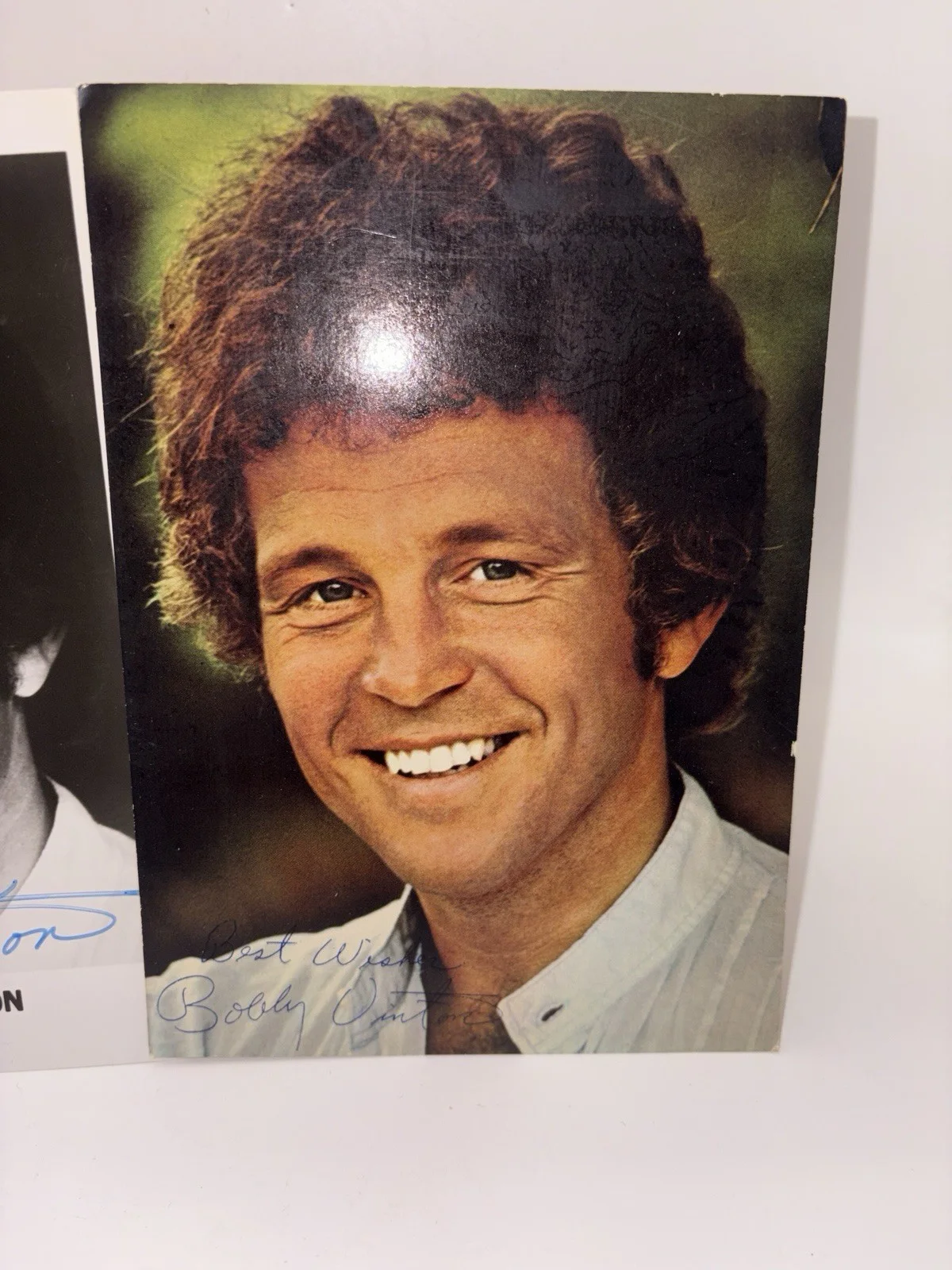 Bobby Vinton Signed Photo Lot (2) Autographed Vintage Publicity Portraits, изображение 5