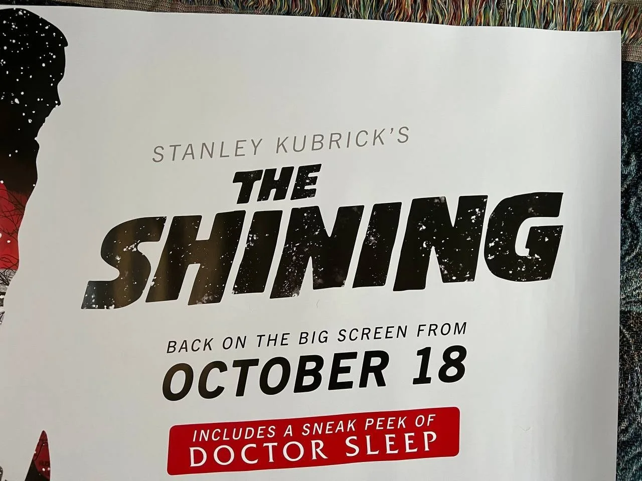 The Shining Original Quad UK movie Poster 30x40'', изображение 4