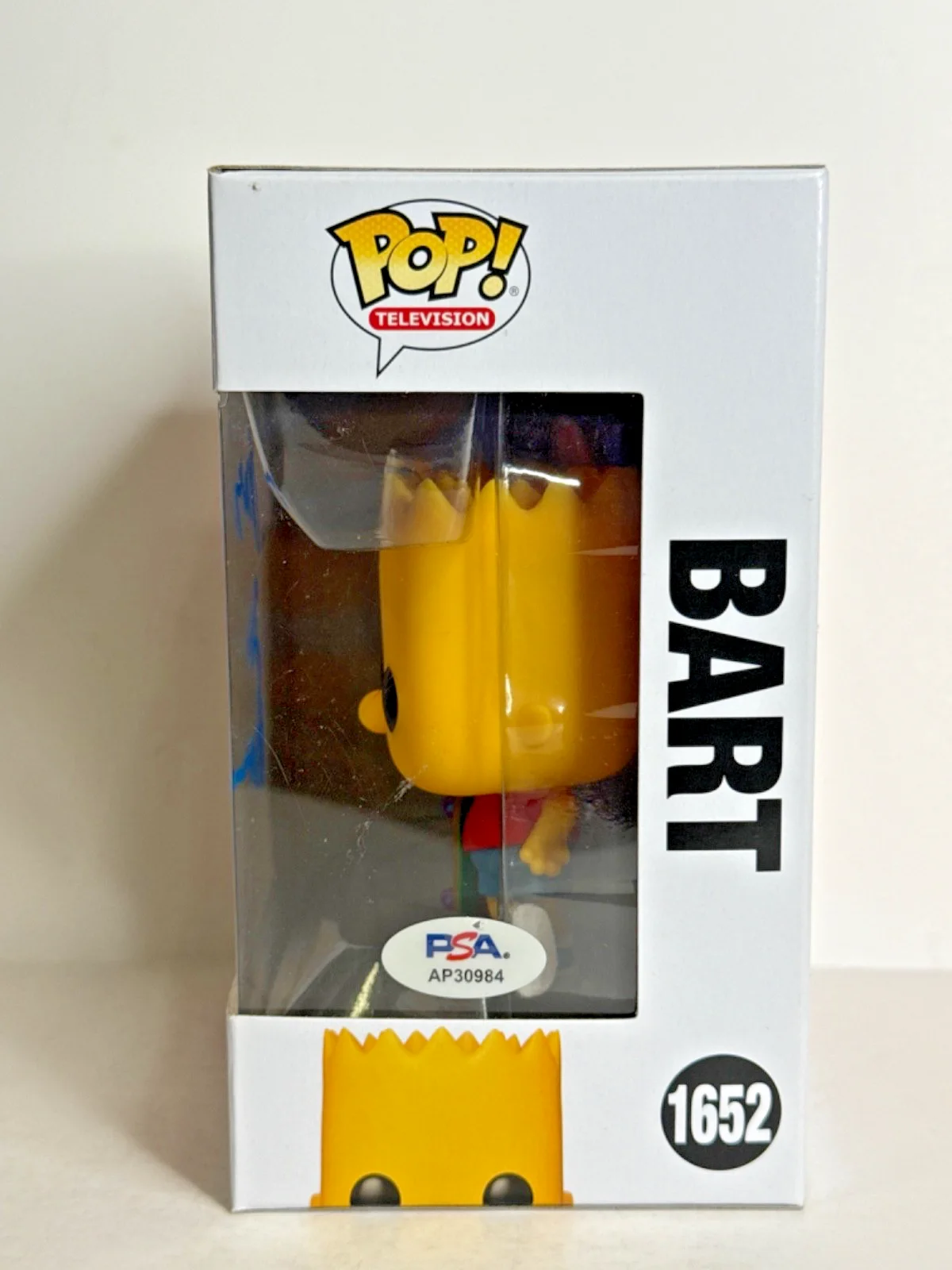 James L Brooks — James L Brooks Signed The Simpsons Funko #1652 'Bart' PSA AP30984, изображение 2