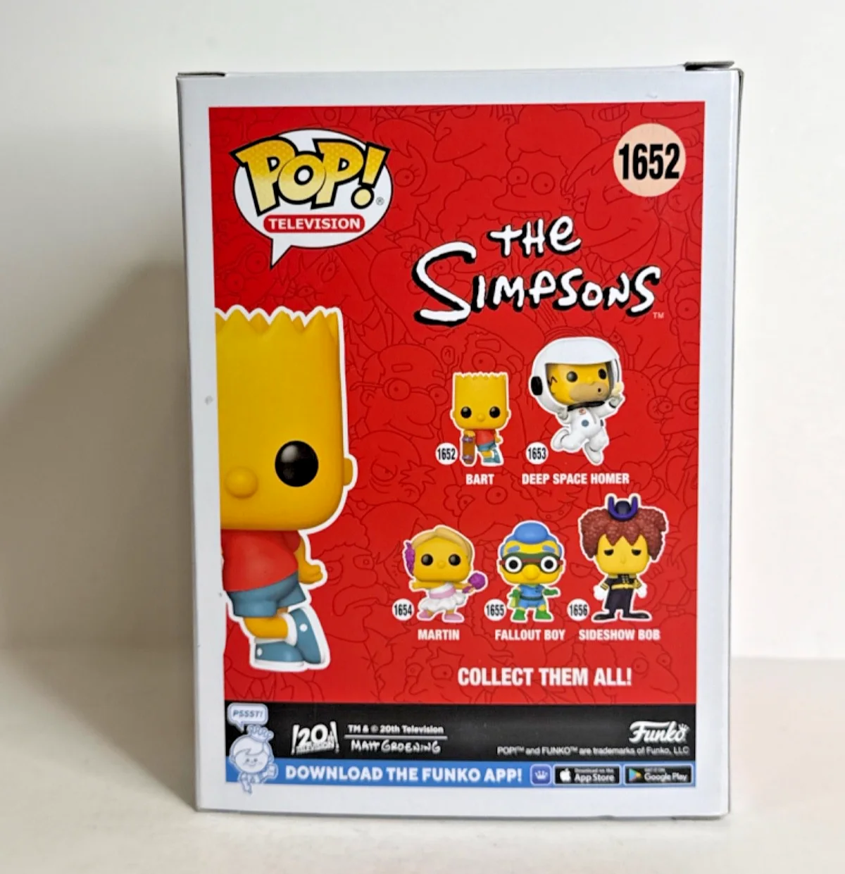 James L Brooks — James L Brooks Signed The Simpsons Funko #1652 'Bart' PSA AP30984, изображение 3