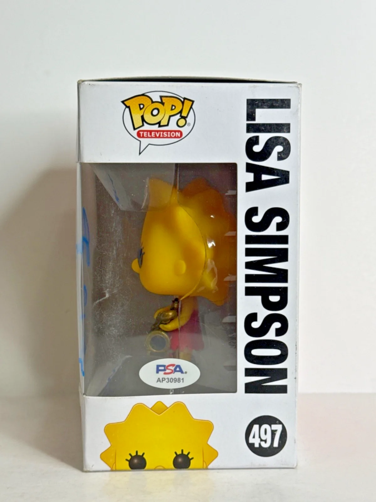 James L Brooks — James L Brooks Signed The Simpsons Funko #1652 'Lisa Simpson' PSA AP30981, image 2