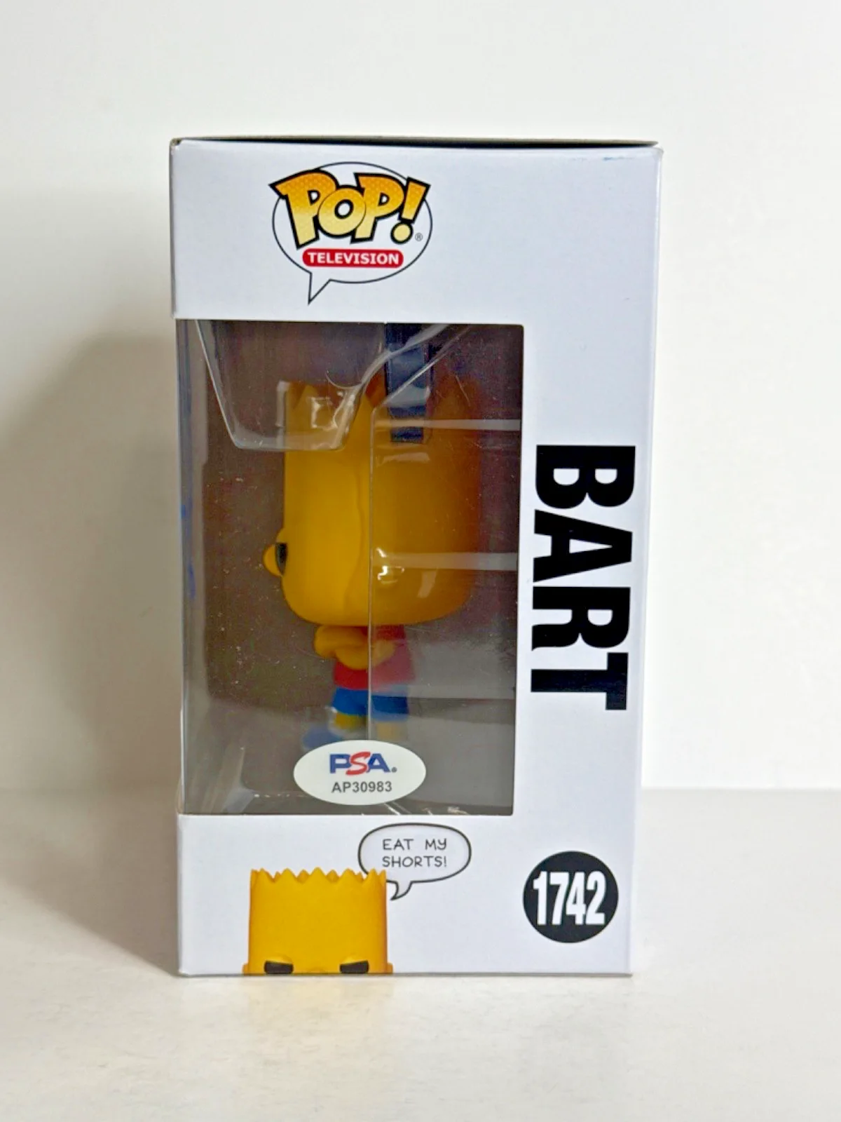 James L Brooks — James L Brooks Signed The Simpsons Funko #1652 'Bart' PSA AP30983, image 2