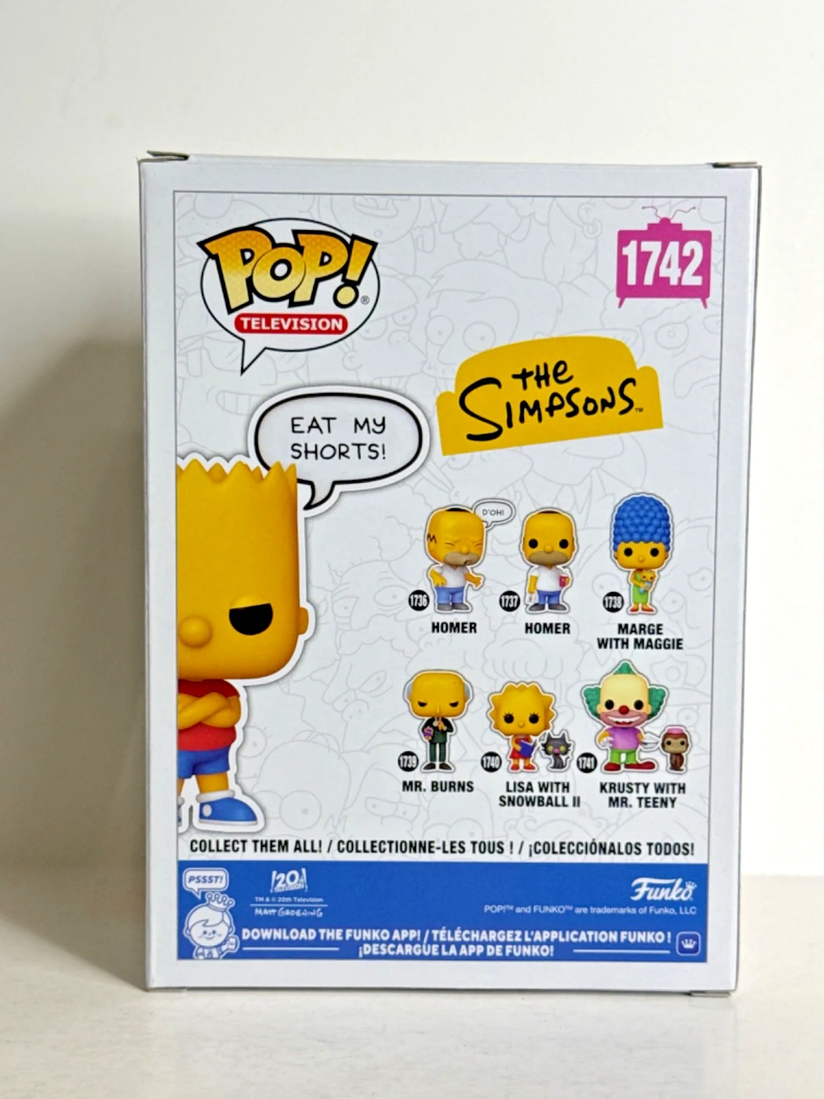 James L Brooks — James L Brooks Signed The Simpsons Funko #1652 'Bart' PSA AP30983, image 3
