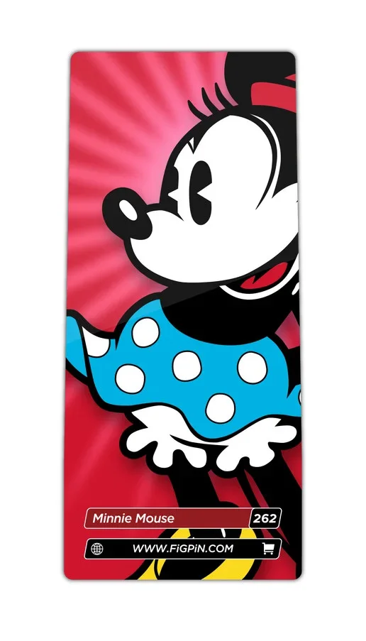 FiGPiN Minnie Mouse (0262) Disney 3-Inch Enamel Pin, изображение 2