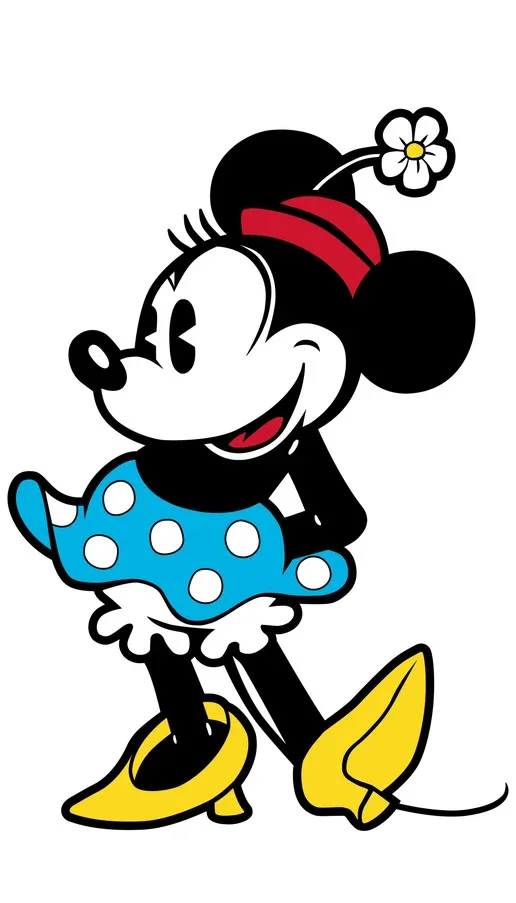 FiGPiN Minnie Mouse (0262) Disney 3-Inch Enamel Pin, изображение 4