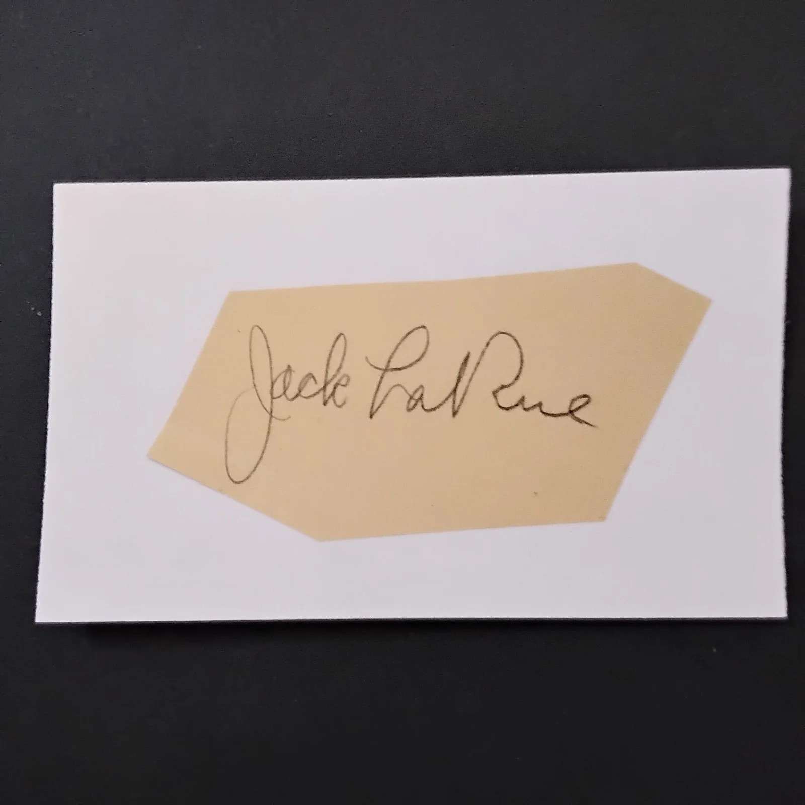 Jack La Rue SIGNED Paper Photo 30s Movie TV Actor Temple Drake Farewell to Arms, изображение 3