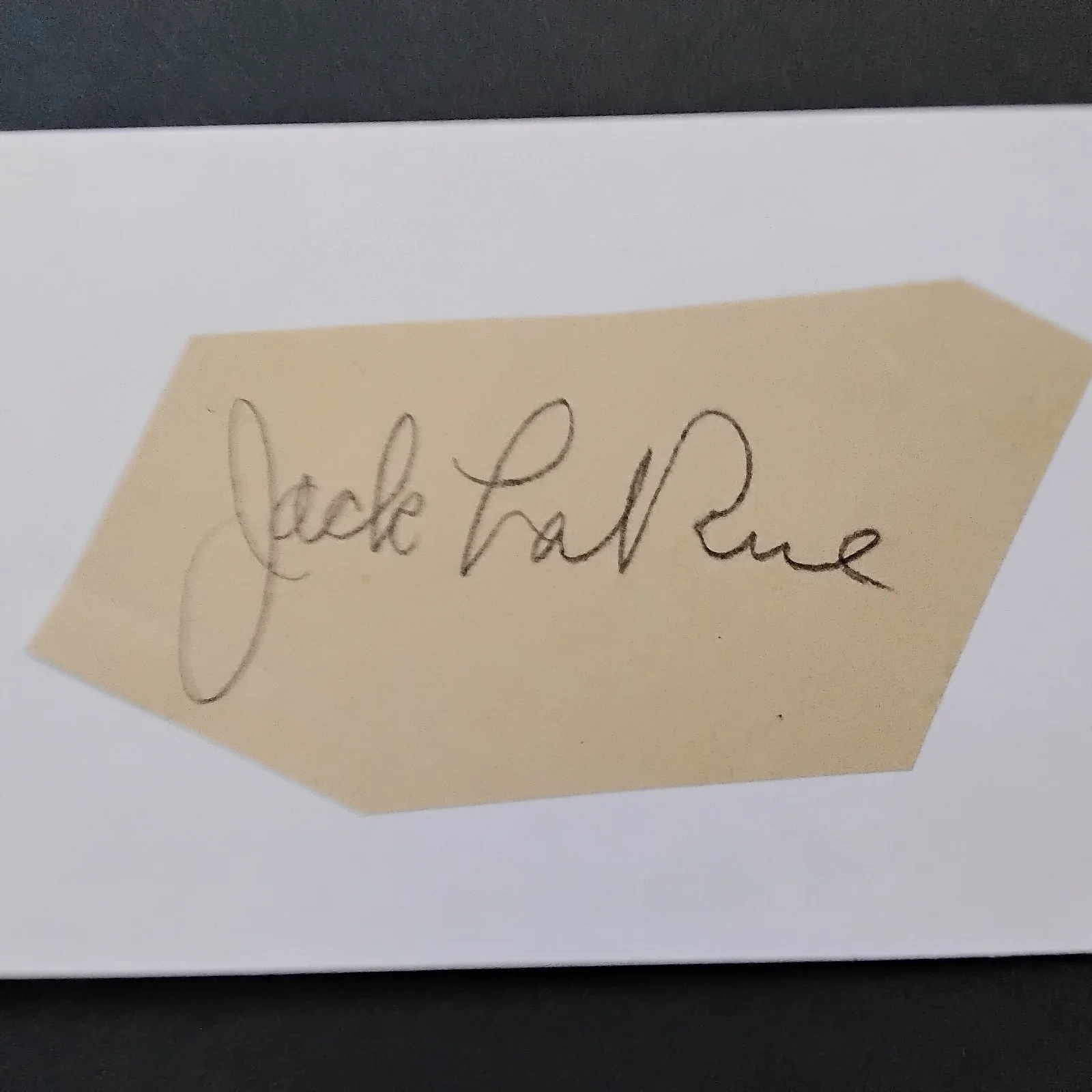 Jack La Rue SIGNED Paper Photo 30s Movie TV Actor Temple Drake Farewell to Arms, изображение 4