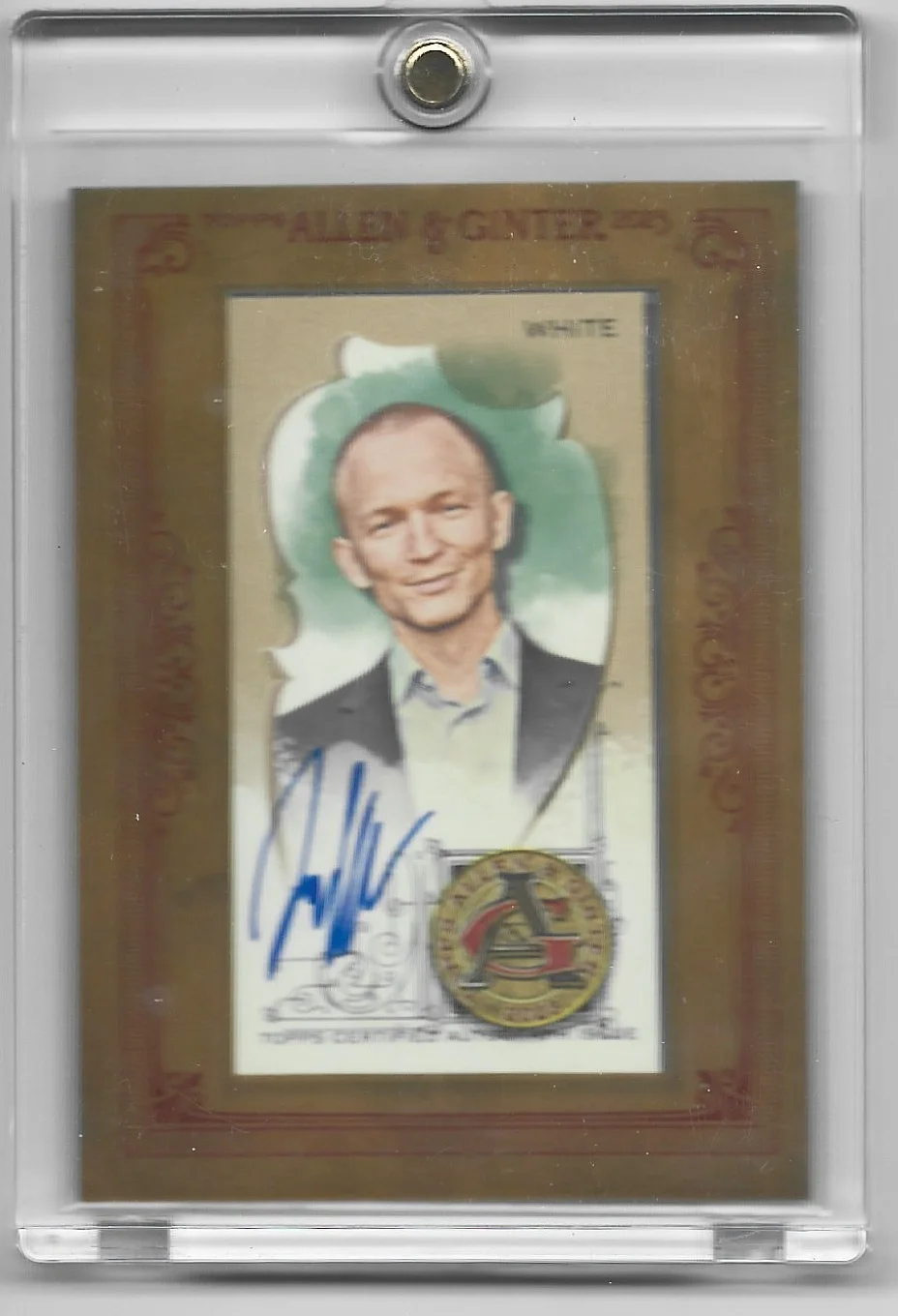Jefferson White — Autographed 2023 Topps Allen & Ginter Jefferson White (Actor) Mini Framed Auto
