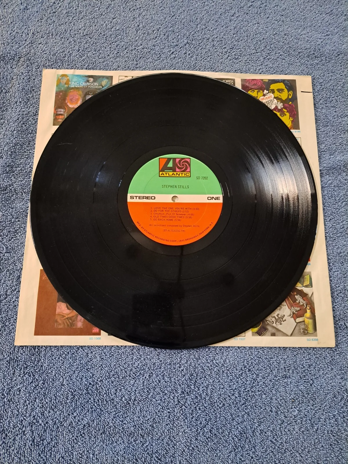 HENRY DILTZ SIGNED STEPHEN STILLS SELF TITLE VINYL LP ALBUM JSA COA, изображение 5