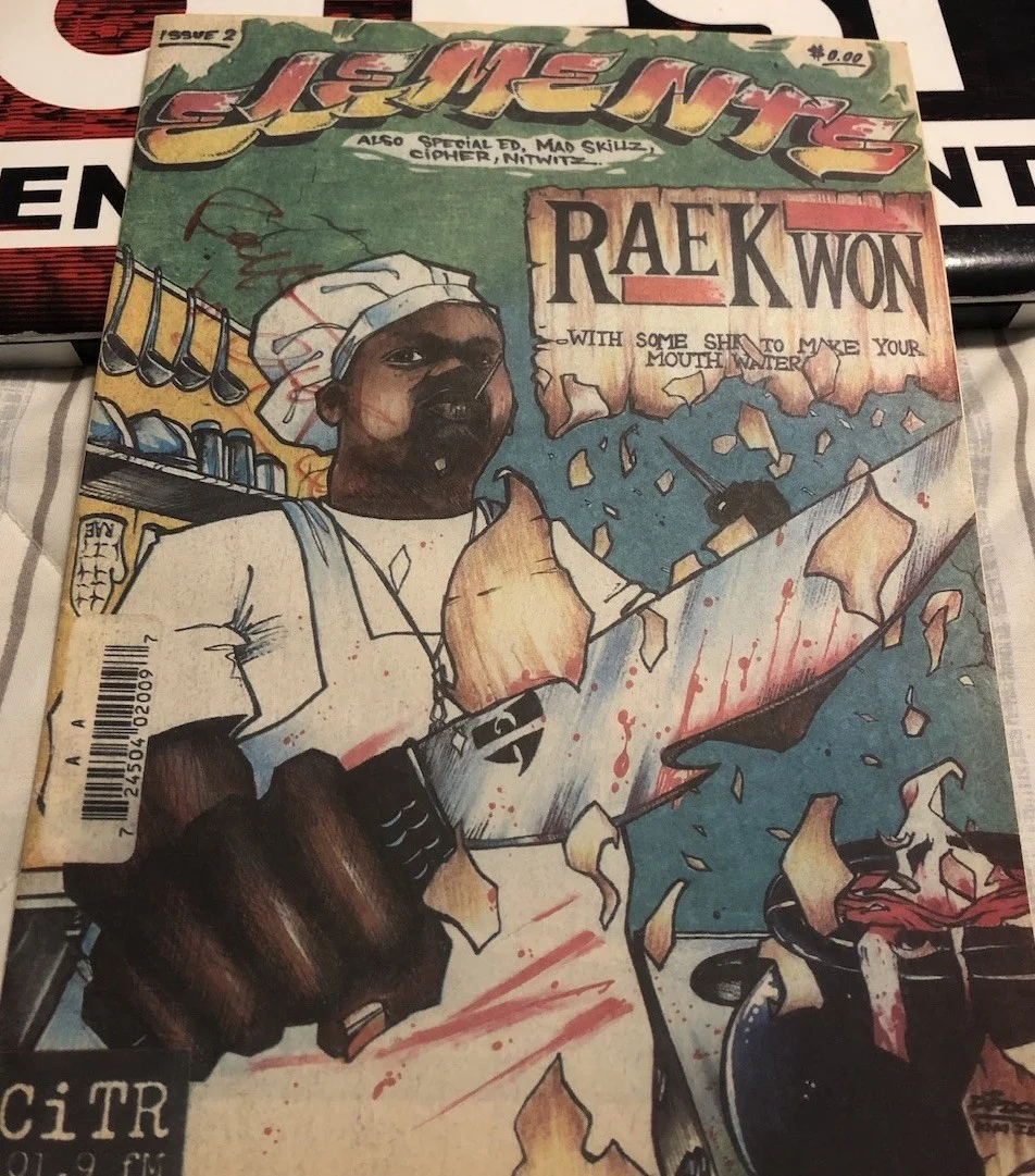 ELEMENTS #2 Signed by RAEKWON The Chef WU TANG Clan AUTHENTIC and EXTREMELY RARE, image 2