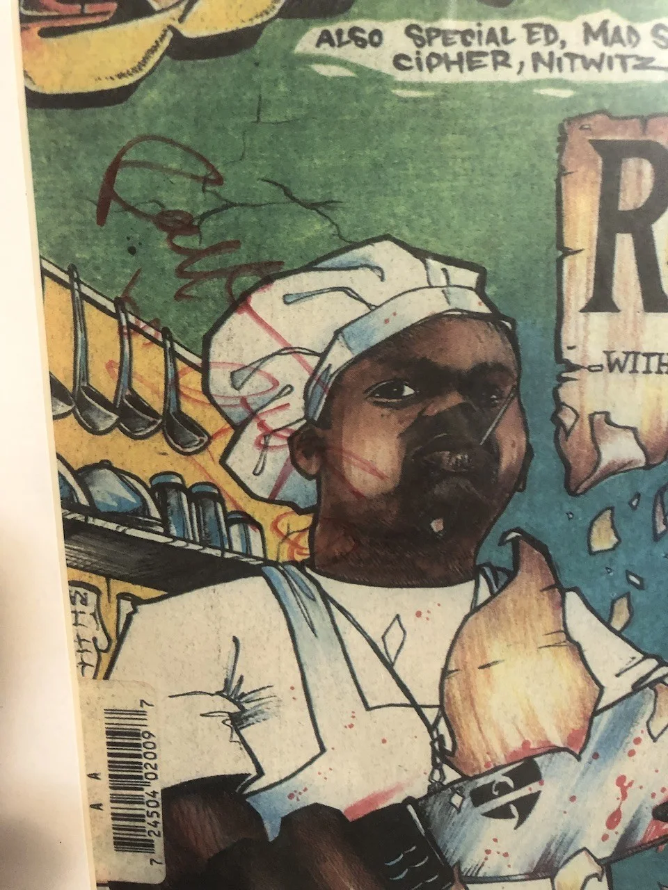 ELEMENTS #2 Signed by RAEKWON The Chef WU TANG Clan AUTHENTIC and EXTREMELY RARE, image 3