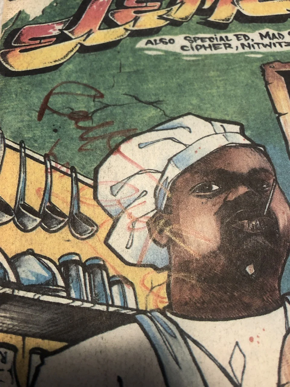 ELEMENTS #2 Signed by RAEKWON The Chef WU TANG Clan AUTHENTIC and EXTREMELY RARE, image 5