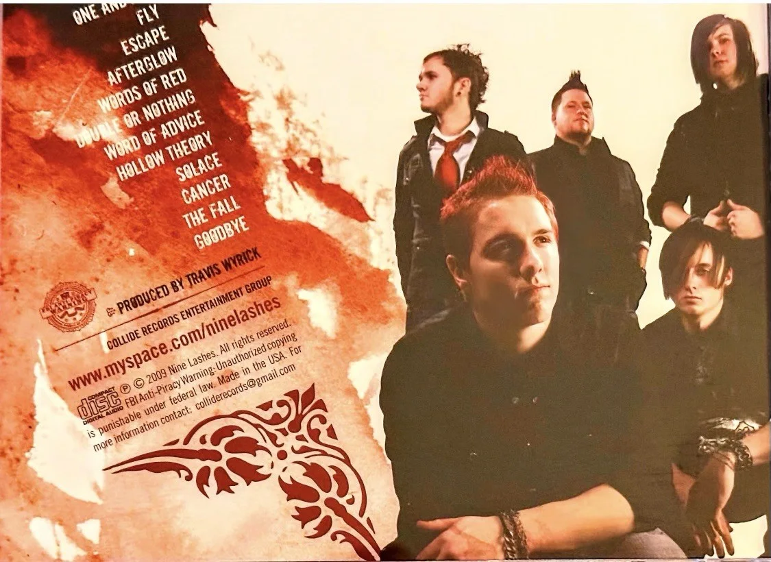 NINE LASHES There first Album Authentic Signatures From The Band CD ( Escape ), изображение 4